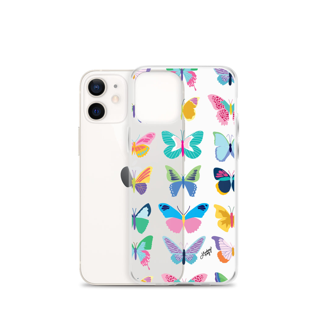 Colorful Butterflies - Clear Case for iPhone®