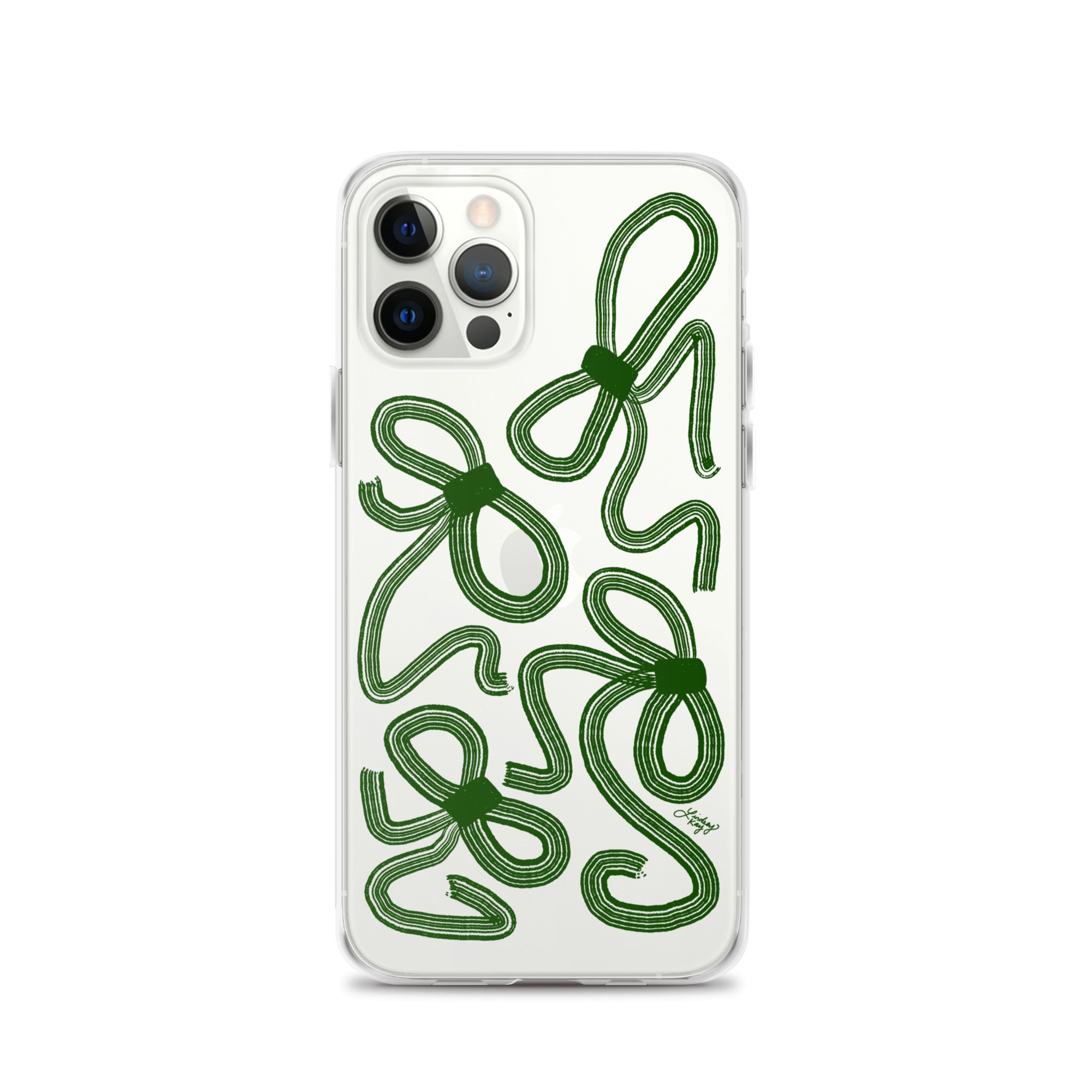 Forrest Green Ribbons - Clear Case for iPhone®
