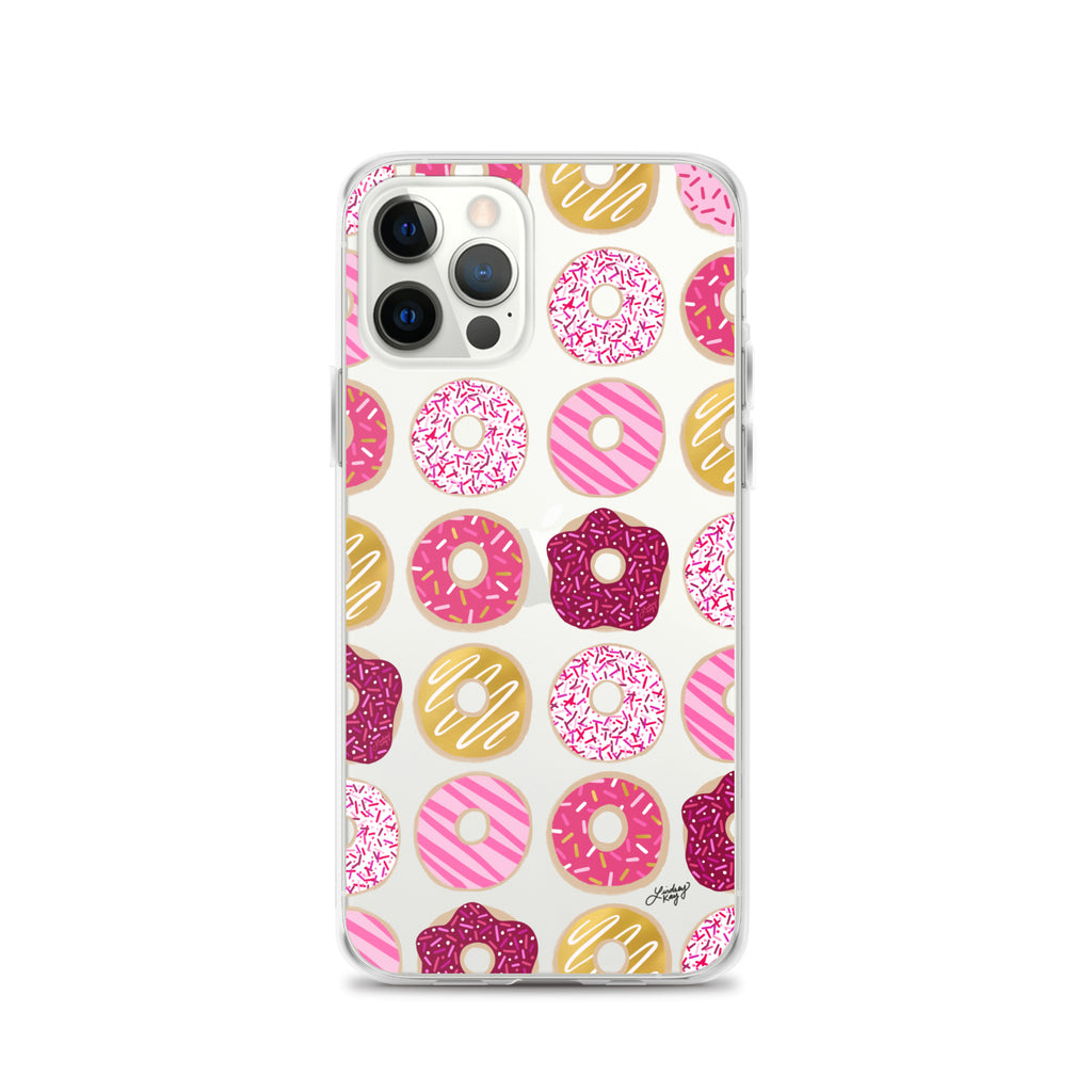 Valentine's Day Donuts - Clear Case for iPhone®