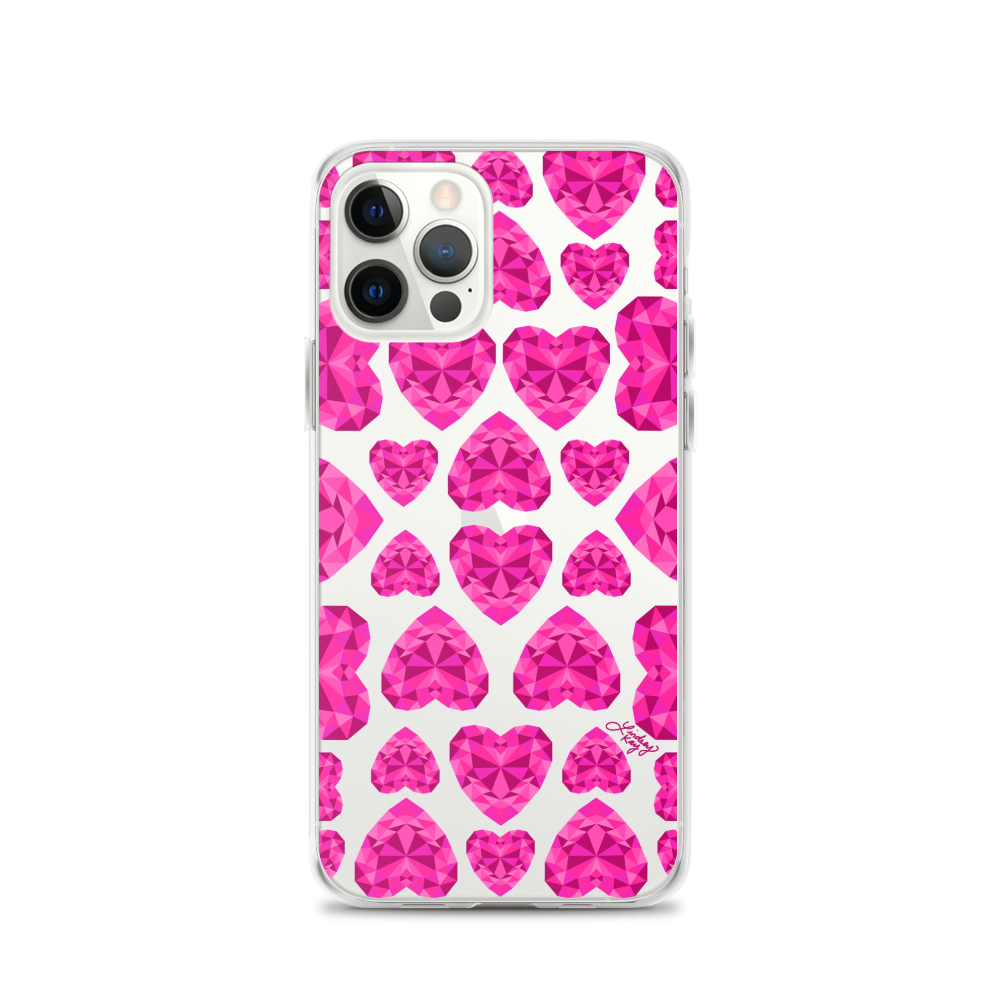 Pink Jewels - Clear Case for iPhone®