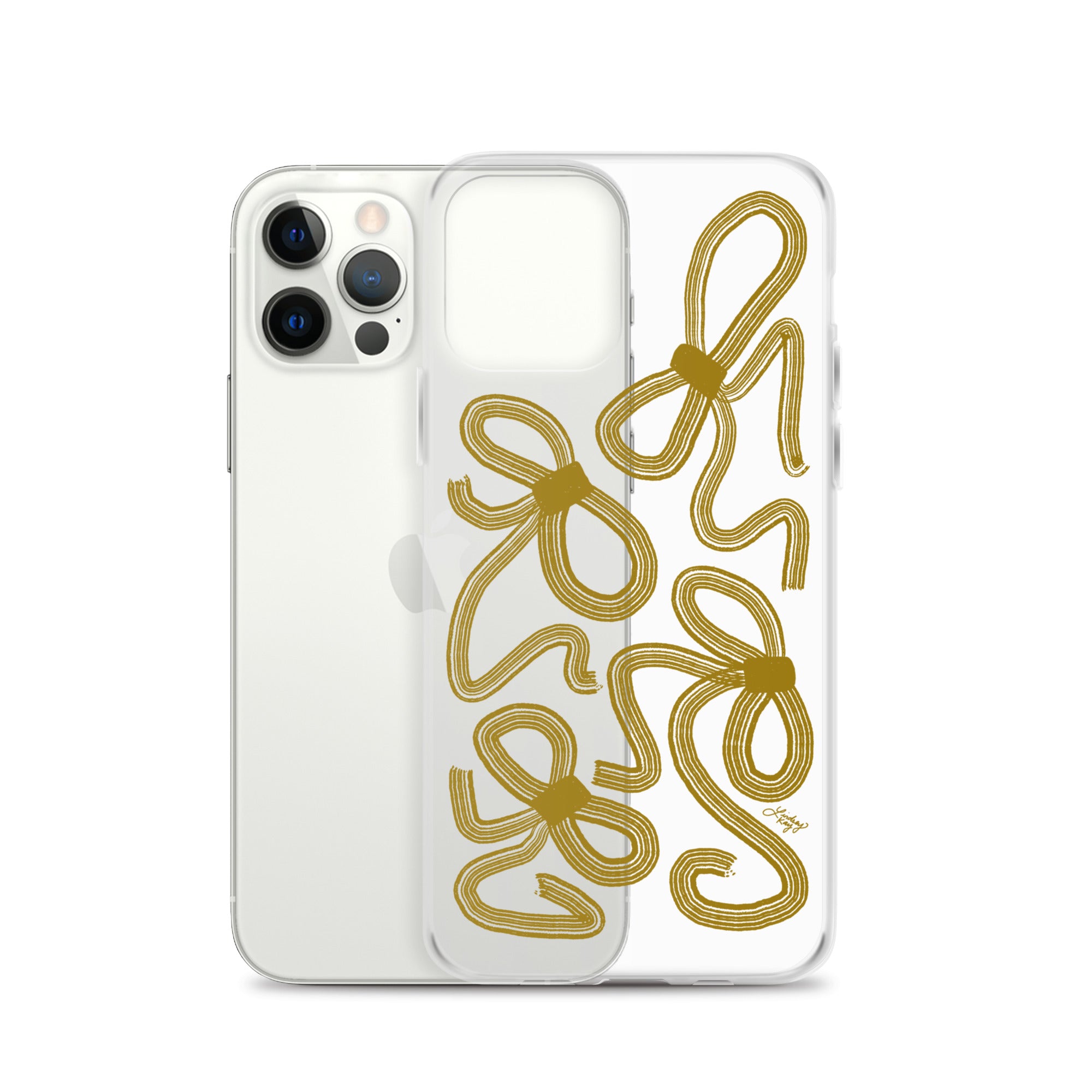 Cinta Dorada - Funda transparente para iPhone®