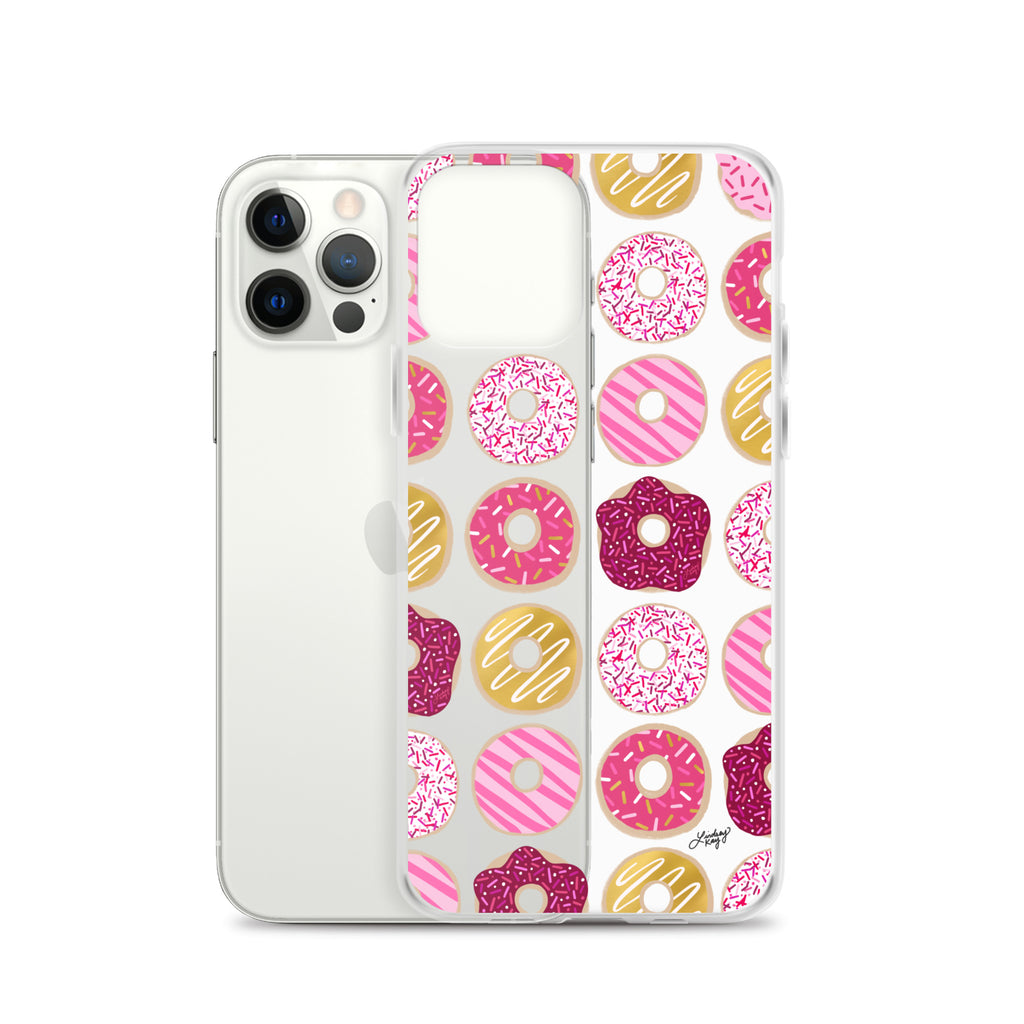Valentine's Day Donuts - Clear Case for iPhone®