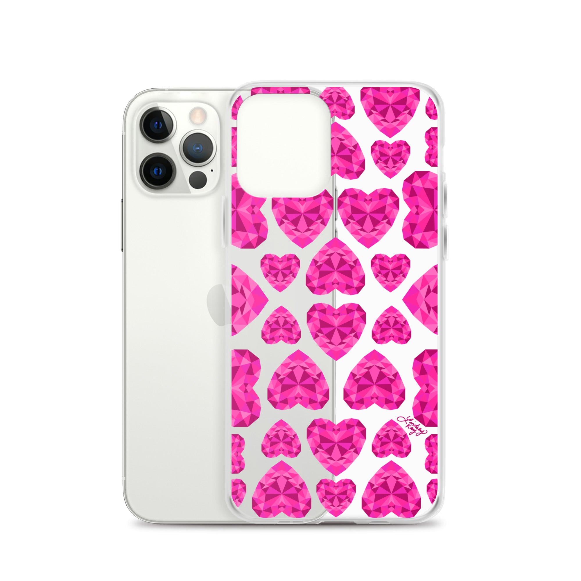 Pink Jewels - Clear Case for iPhone®