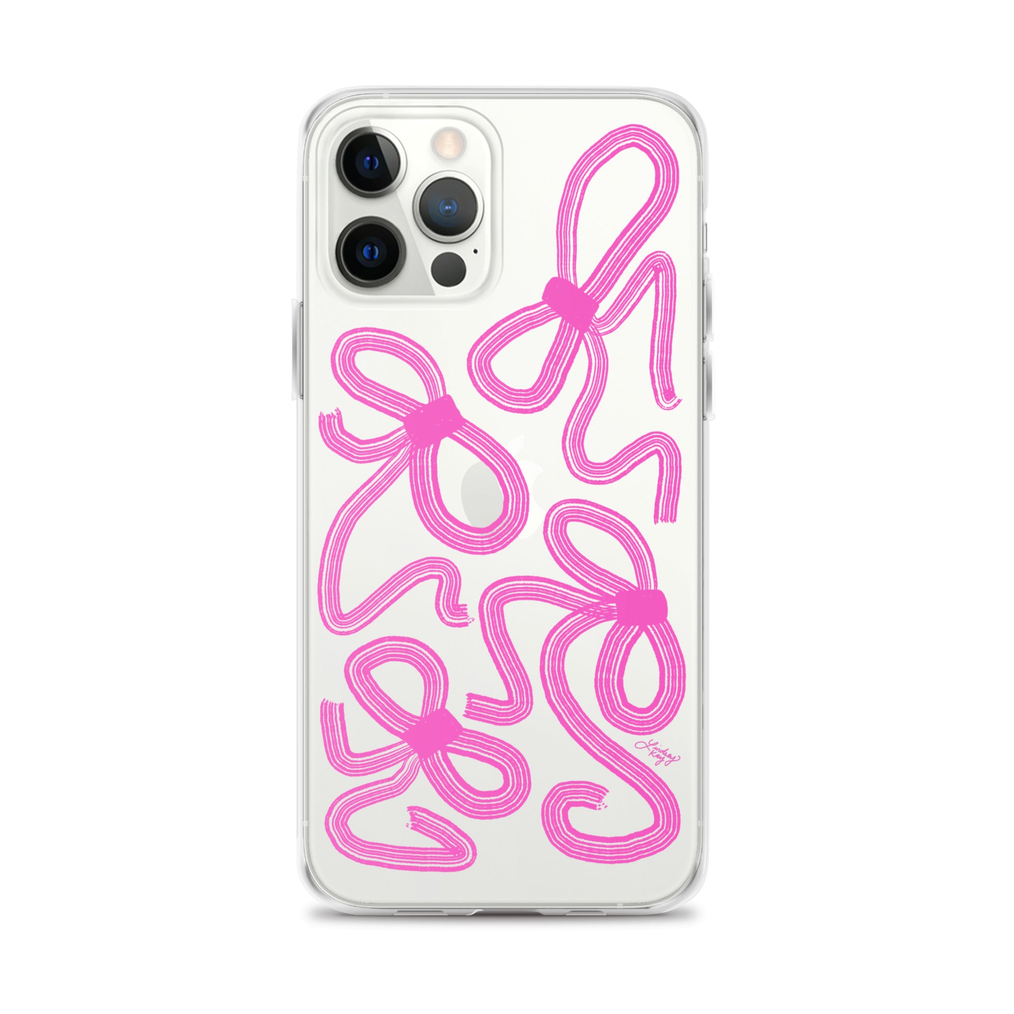 Cinta rosa - Funda transparente para iPhone®