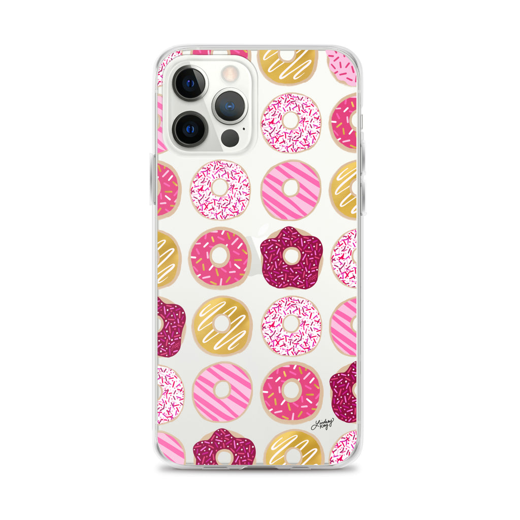 Valentine's Day Donuts - Clear Case for iPhone®