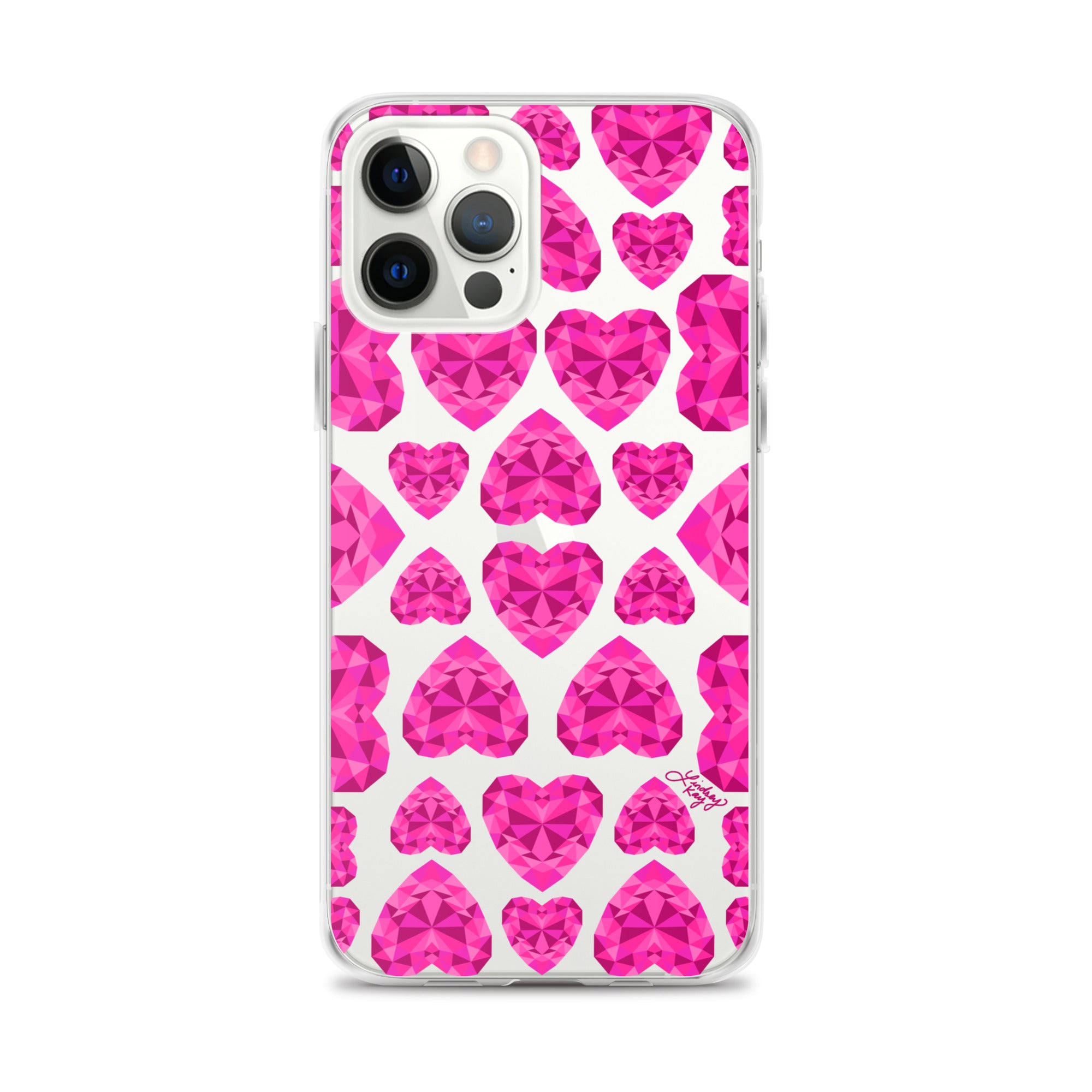 Pink Jewels - Clear Case for iPhone®