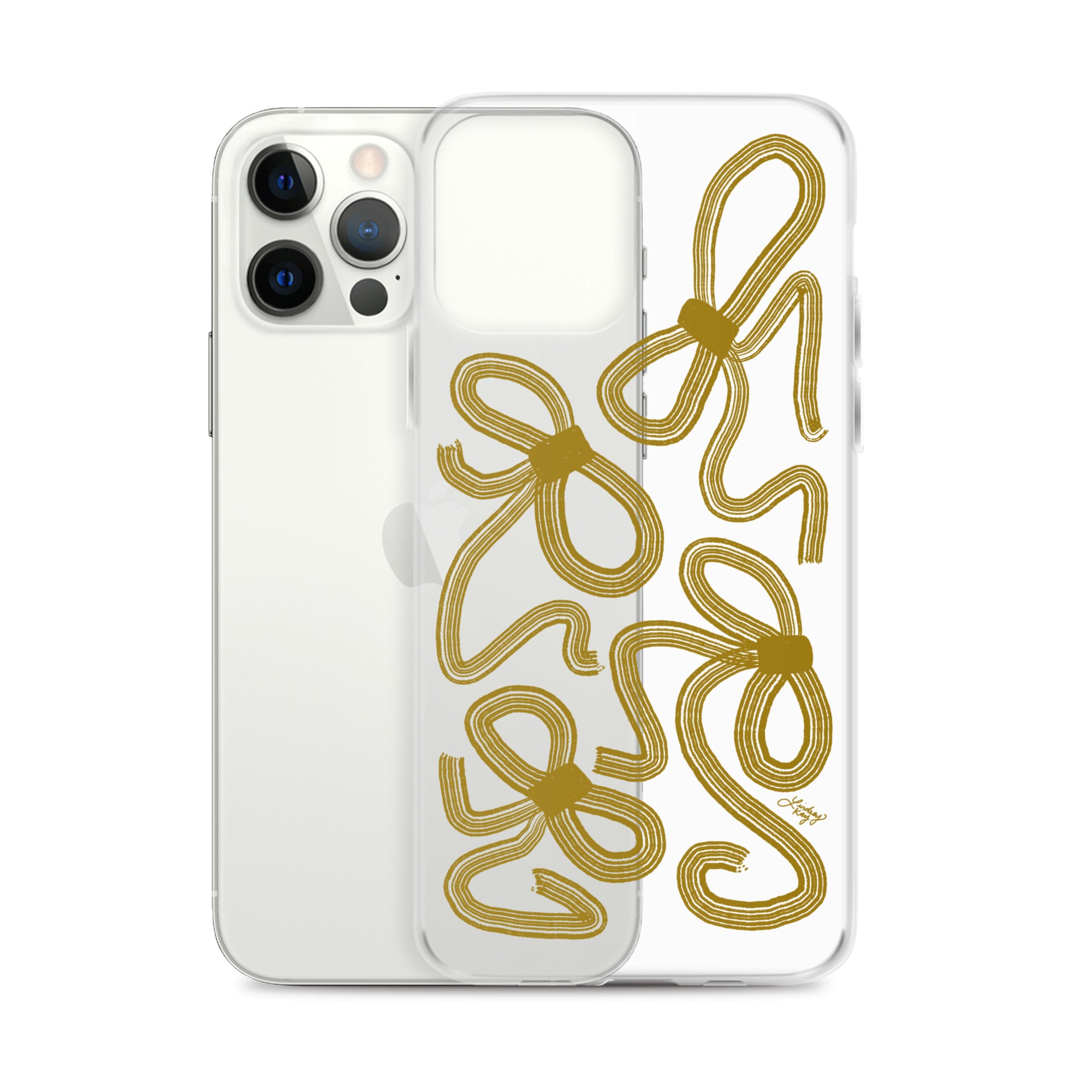 Cinta Dorada - Funda transparente para iPhone®