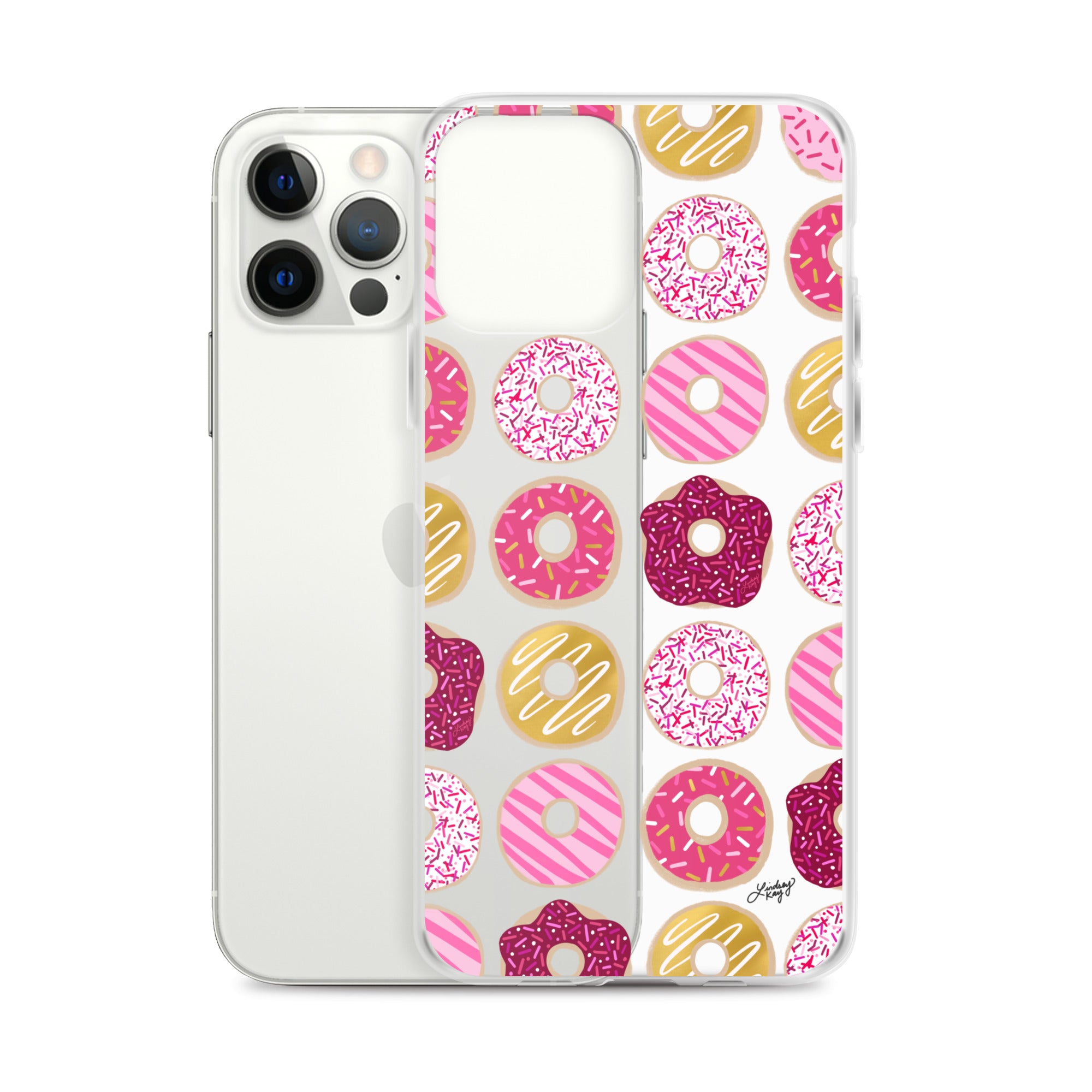 Valentine's Day Donuts - Clear Case for iPhone®