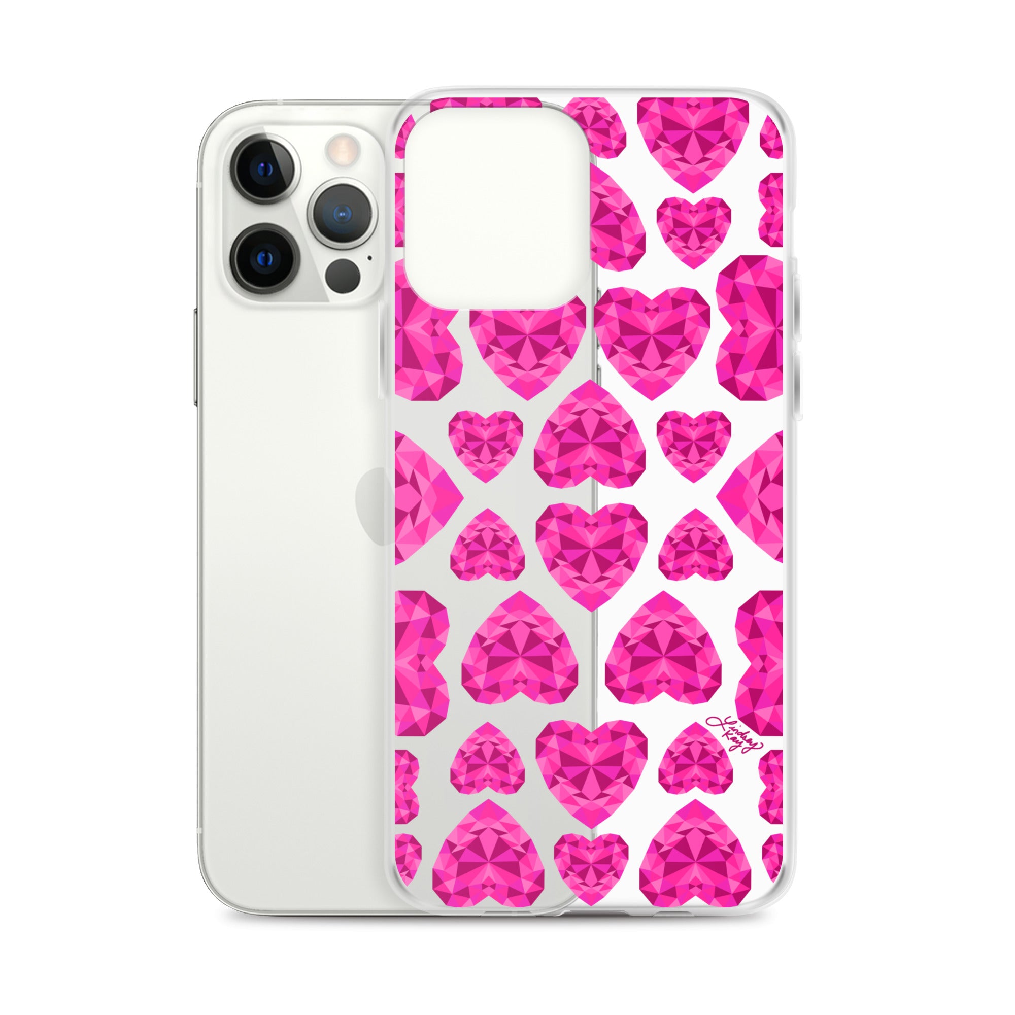 Pink Jewels - Clear Case for iPhone®