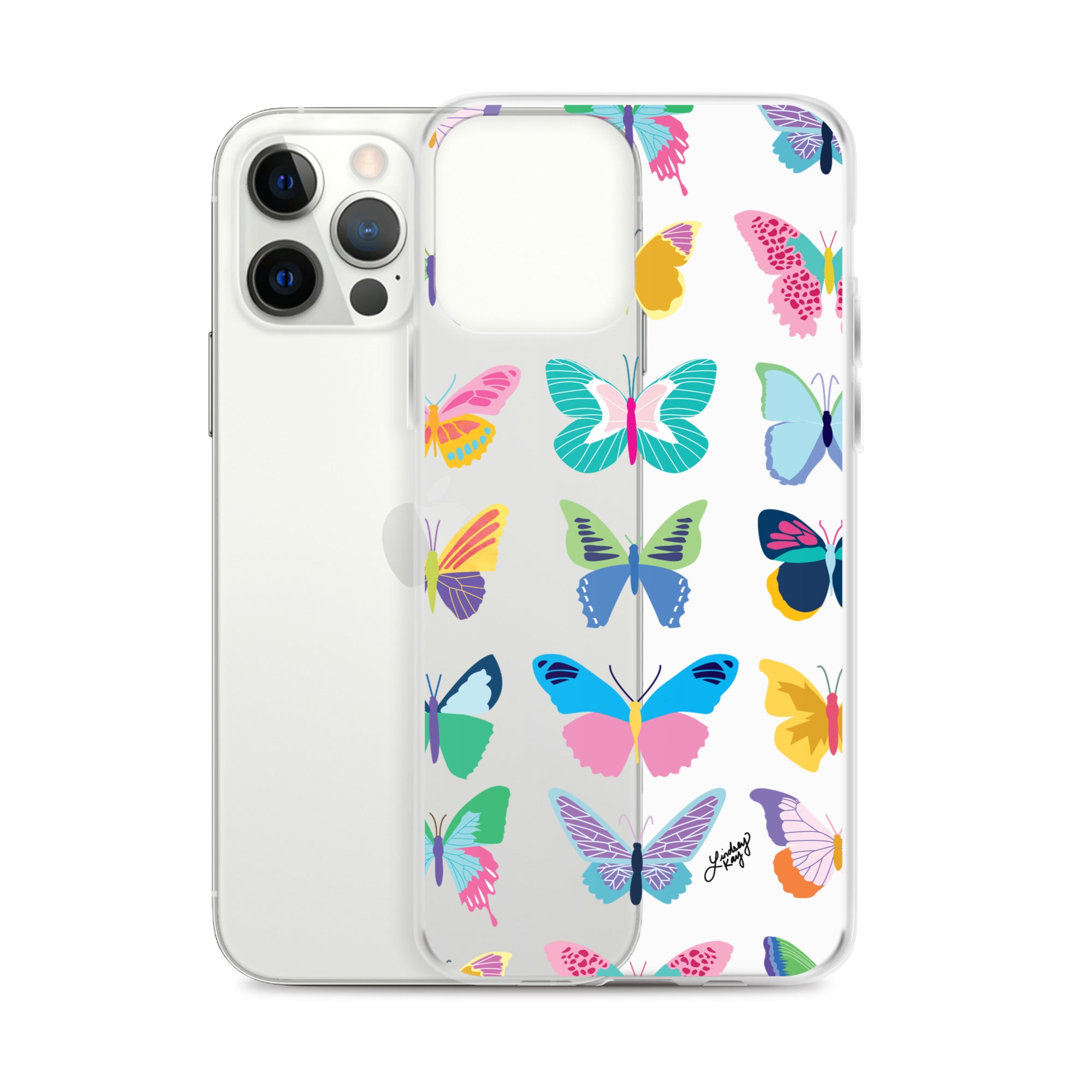 Colorful Butterflies - Clear Case for iPhone®