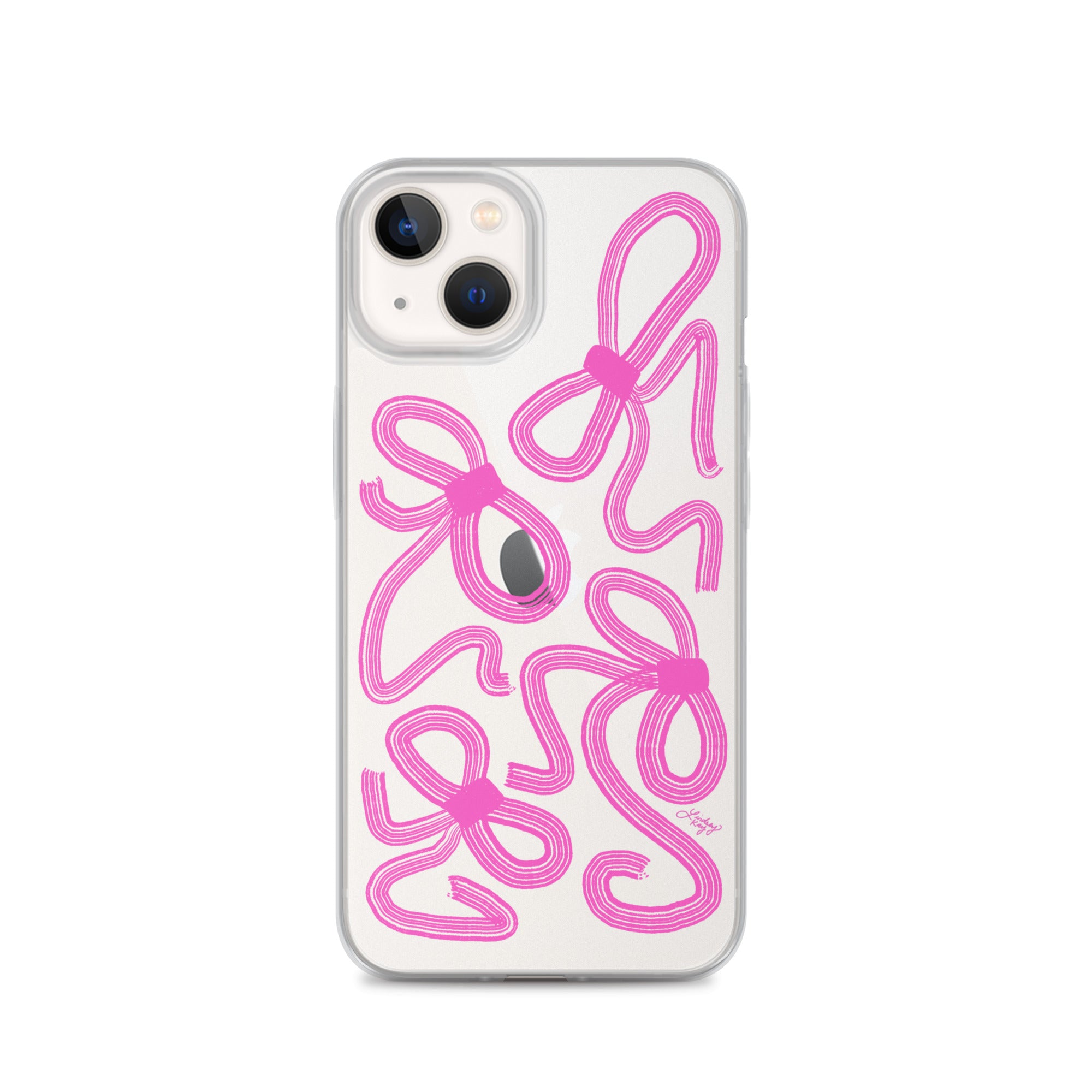 Cinta rosa - Funda transparente para iPhone®