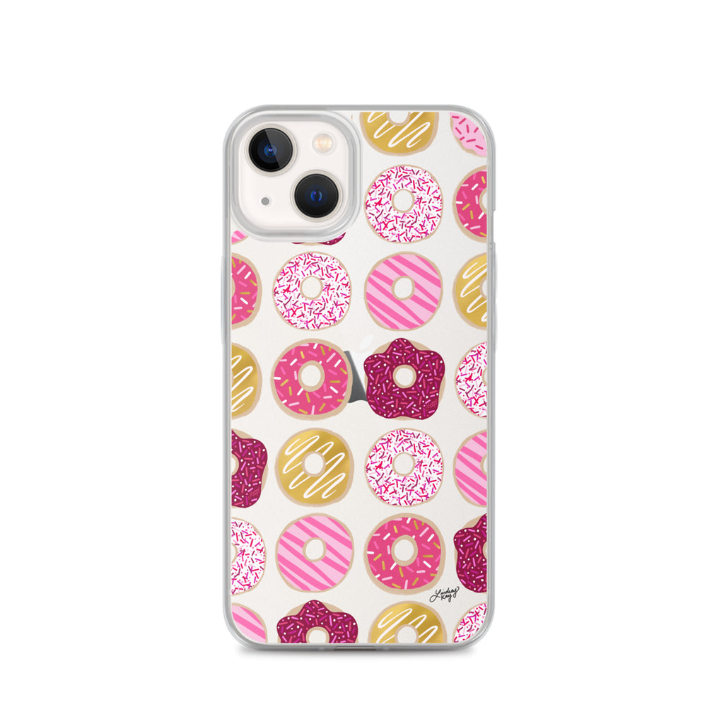 Valentine's Day Donuts - Clear Case for iPhone®