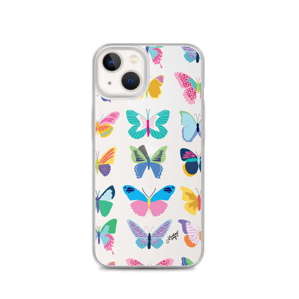 Colorful Butterflies - Clear Case for iPhone®