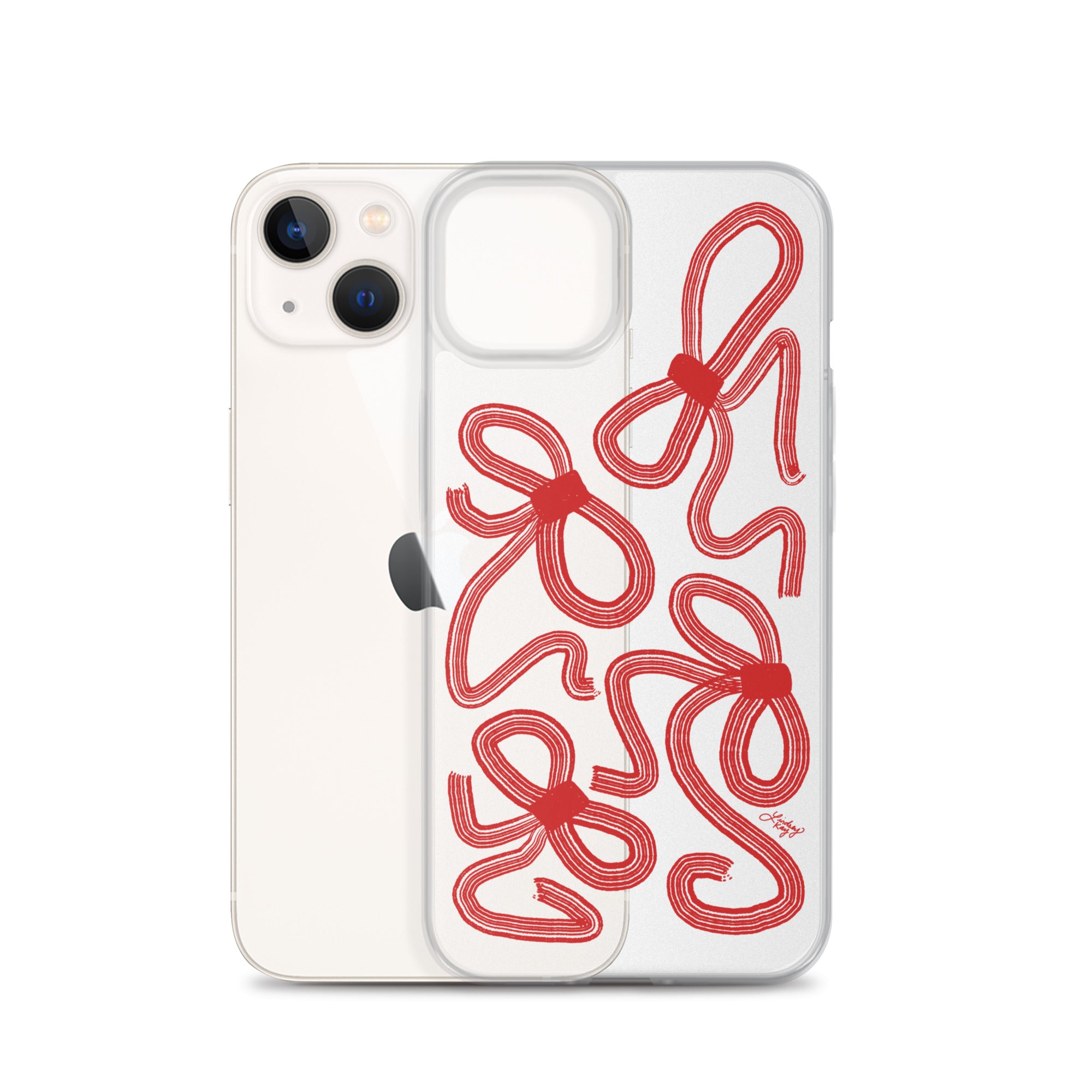 Cinta Roja - Funda transparente para iPhone®