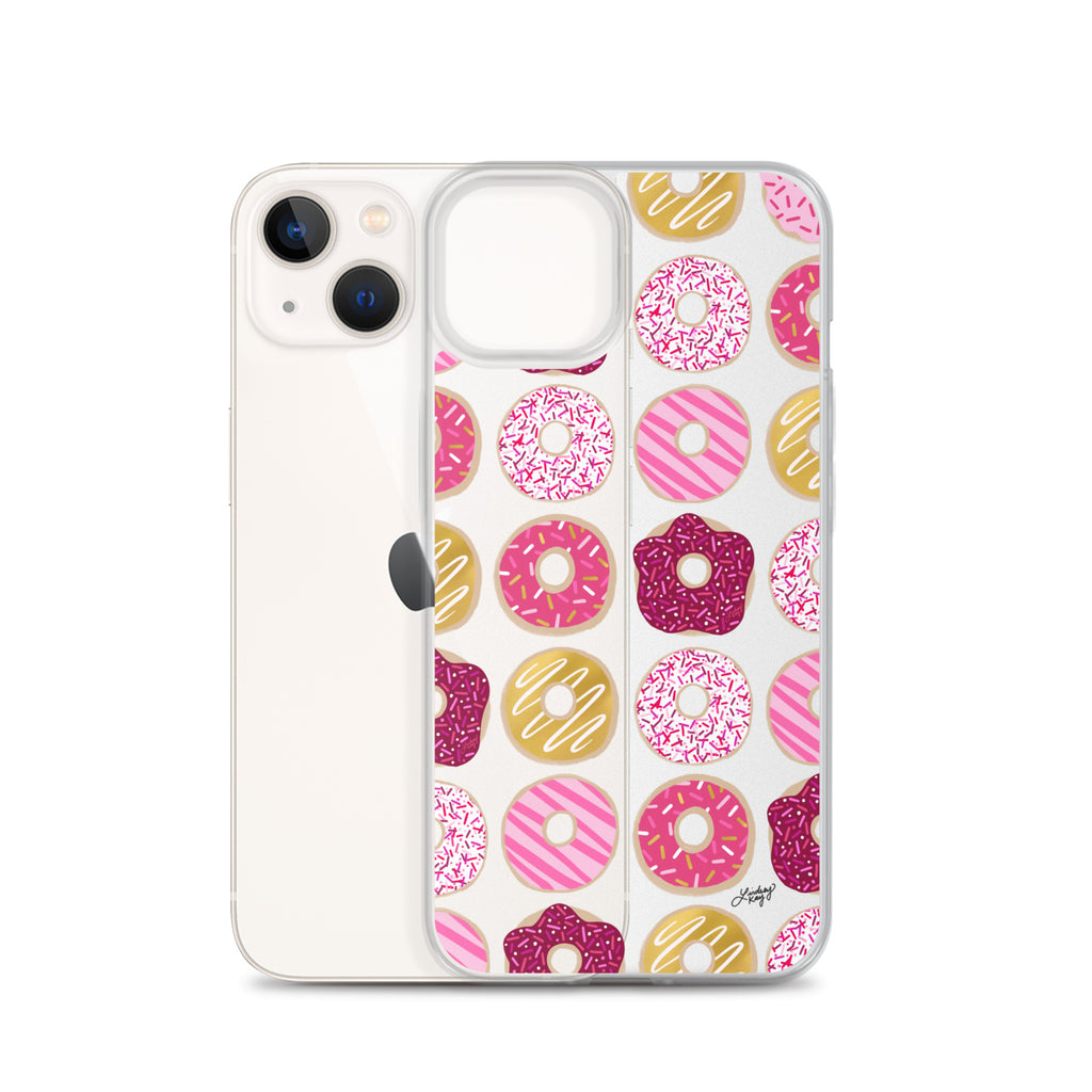Valentine's Day Donuts - Clear Case for iPhone®