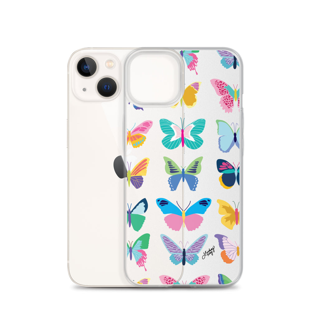 Colorful Butterflies - Clear Case for iPhone®