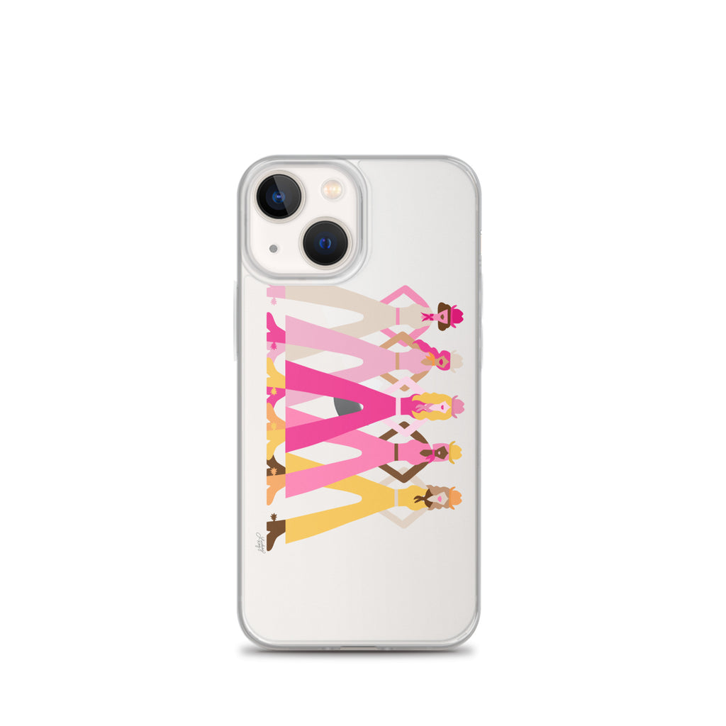 Cowgirls Illustration - Clear Case for iPhone®