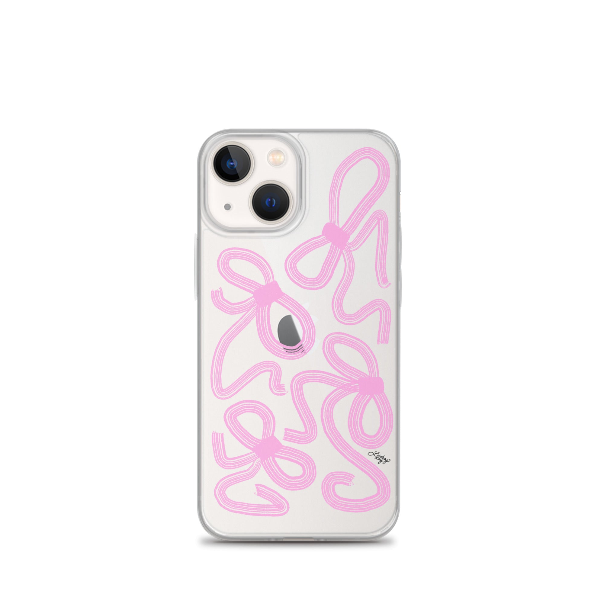 Pink Ribbon Illustration - Clear Case for iPhone®