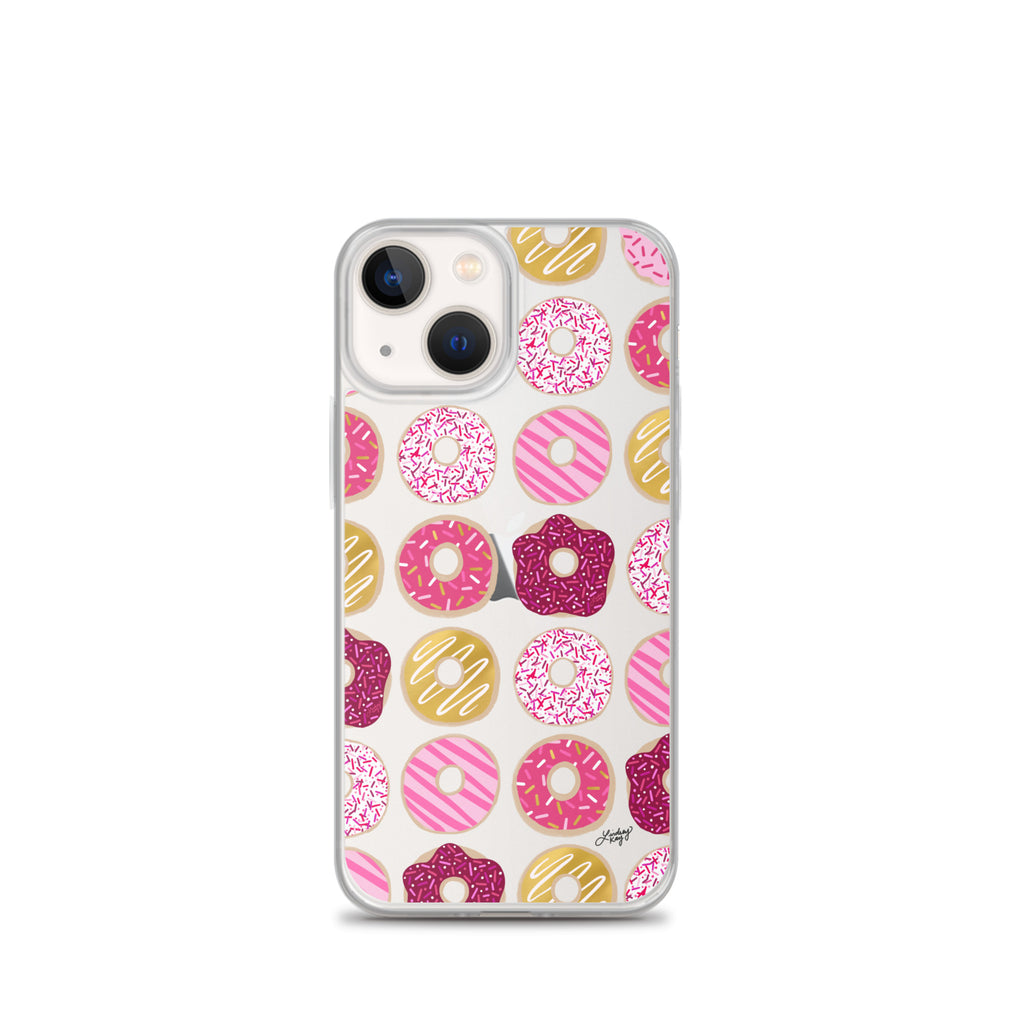 Valentine's Day Donuts - Clear Case for iPhone®