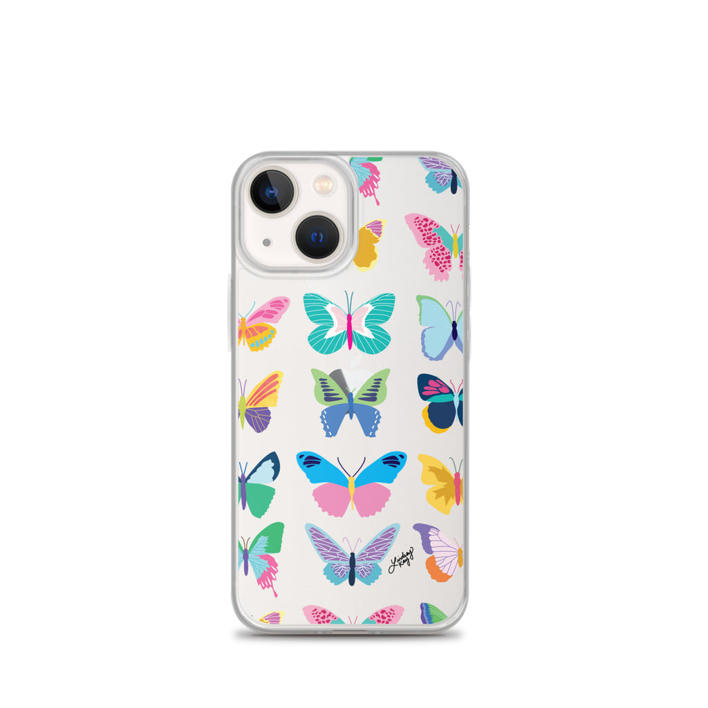 Colorful Butterflies - Clear Case for iPhone®