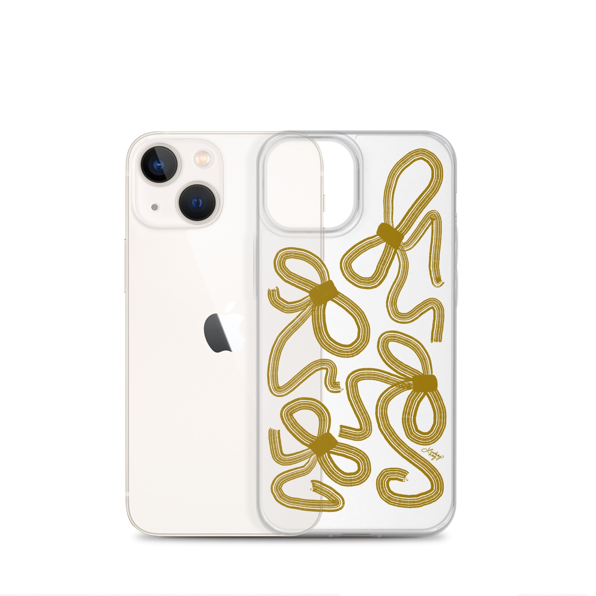 Cinta Dorada - Funda transparente para iPhone®