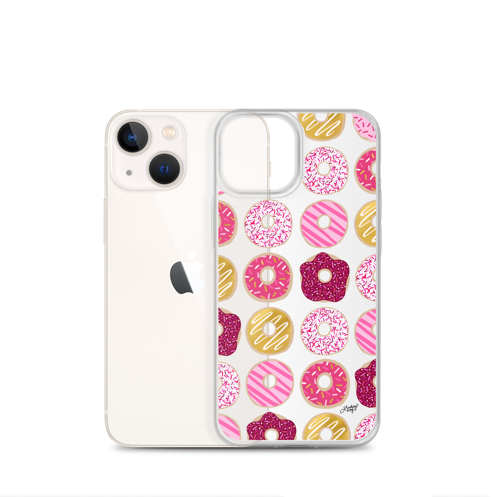 Valentine's Day Donuts - Clear Case for iPhone®