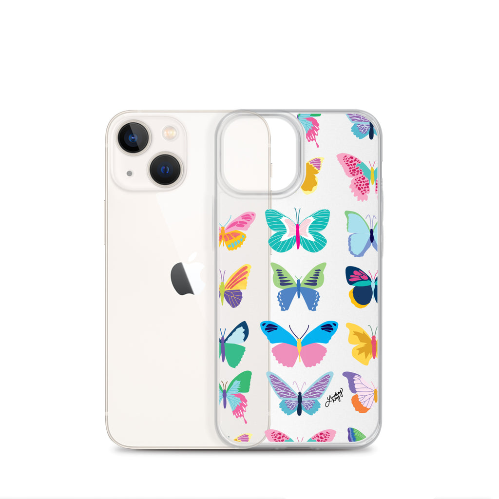 Colorful Butterflies - Clear Case for iPhone®