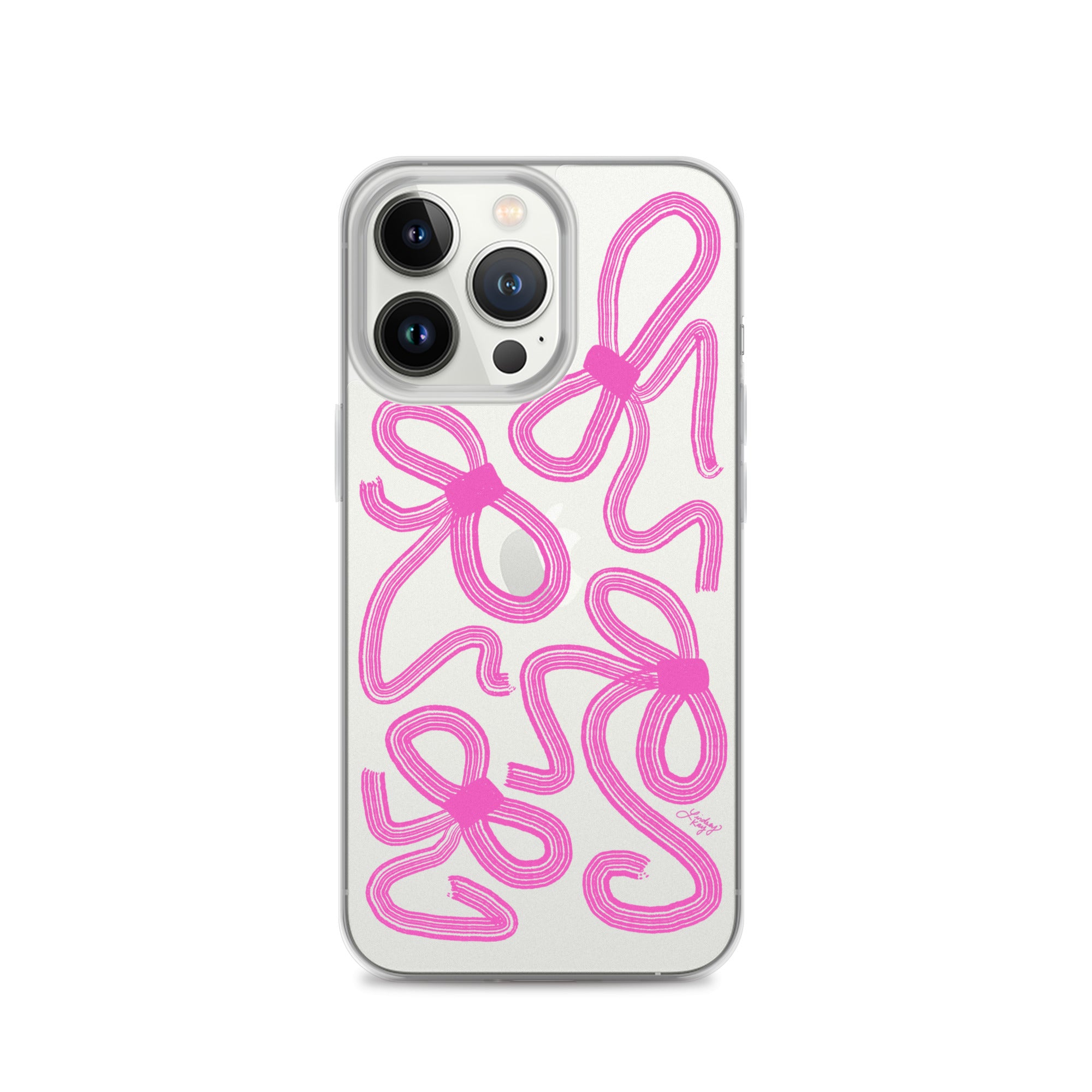 Cinta rosa - Funda transparente para iPhone®