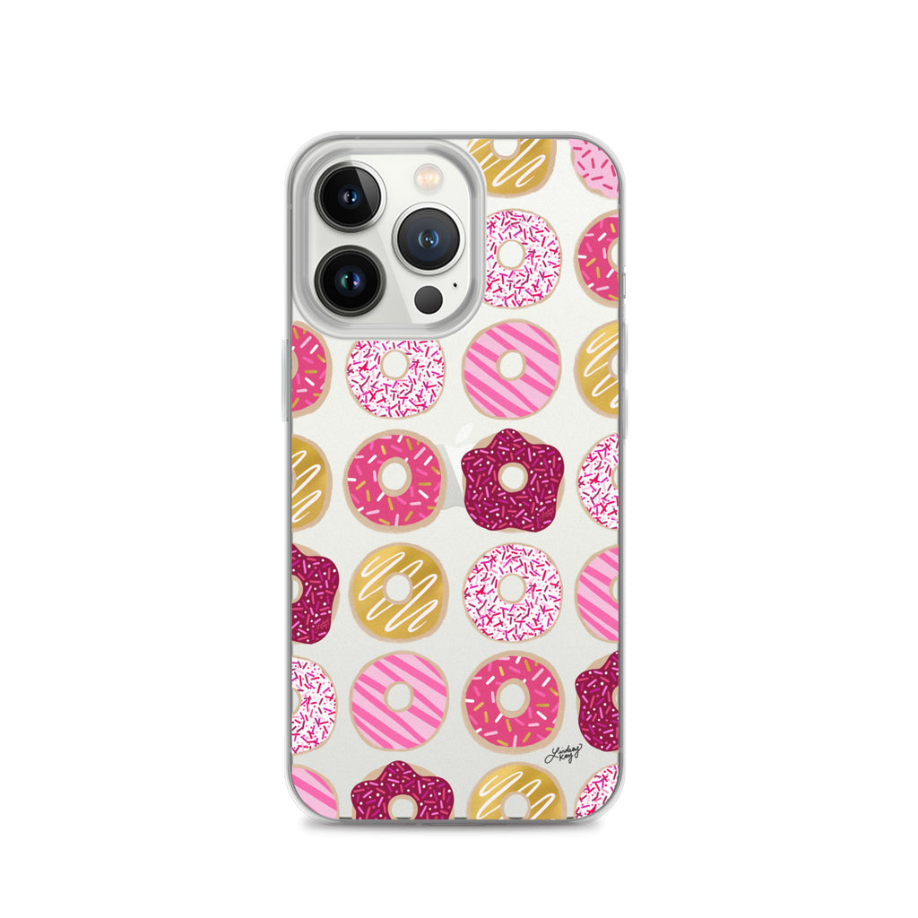 Valentine's Day Donuts - Clear Case for iPhone®