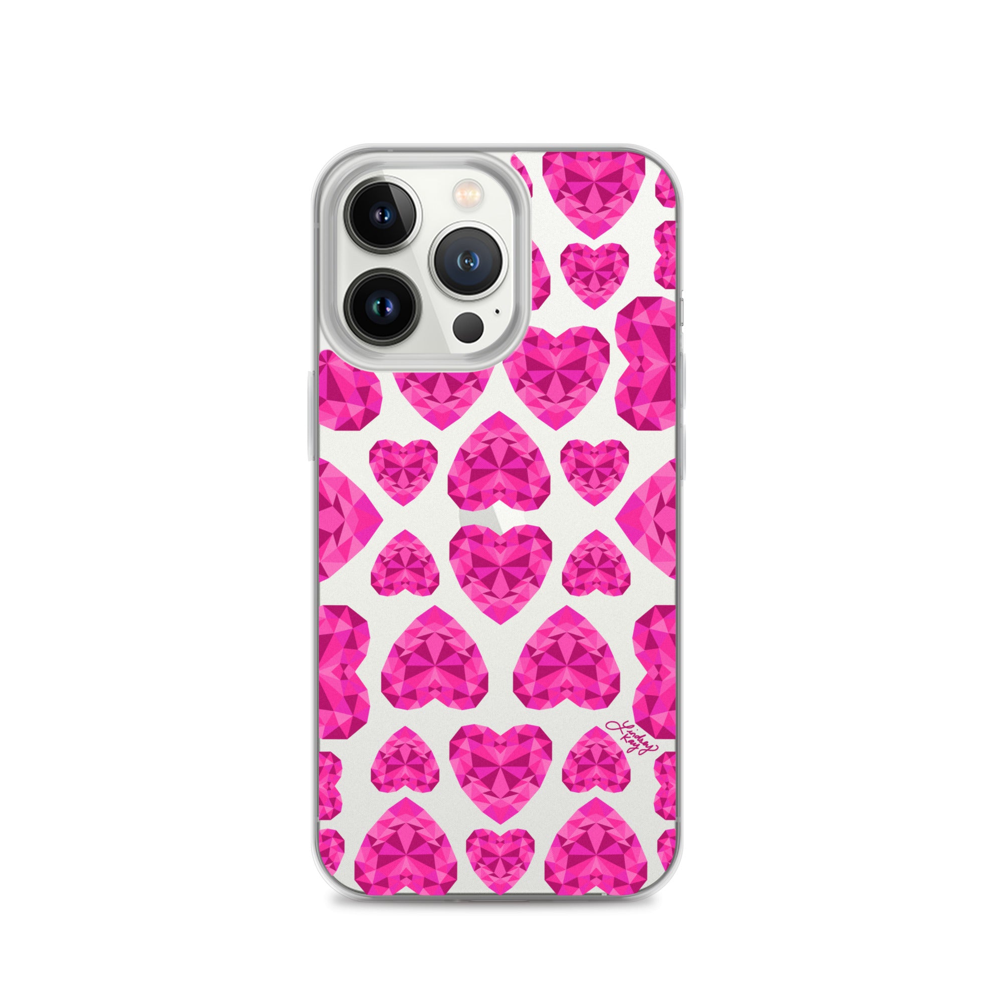 Pink Jewels - Clear Case for iPhone®