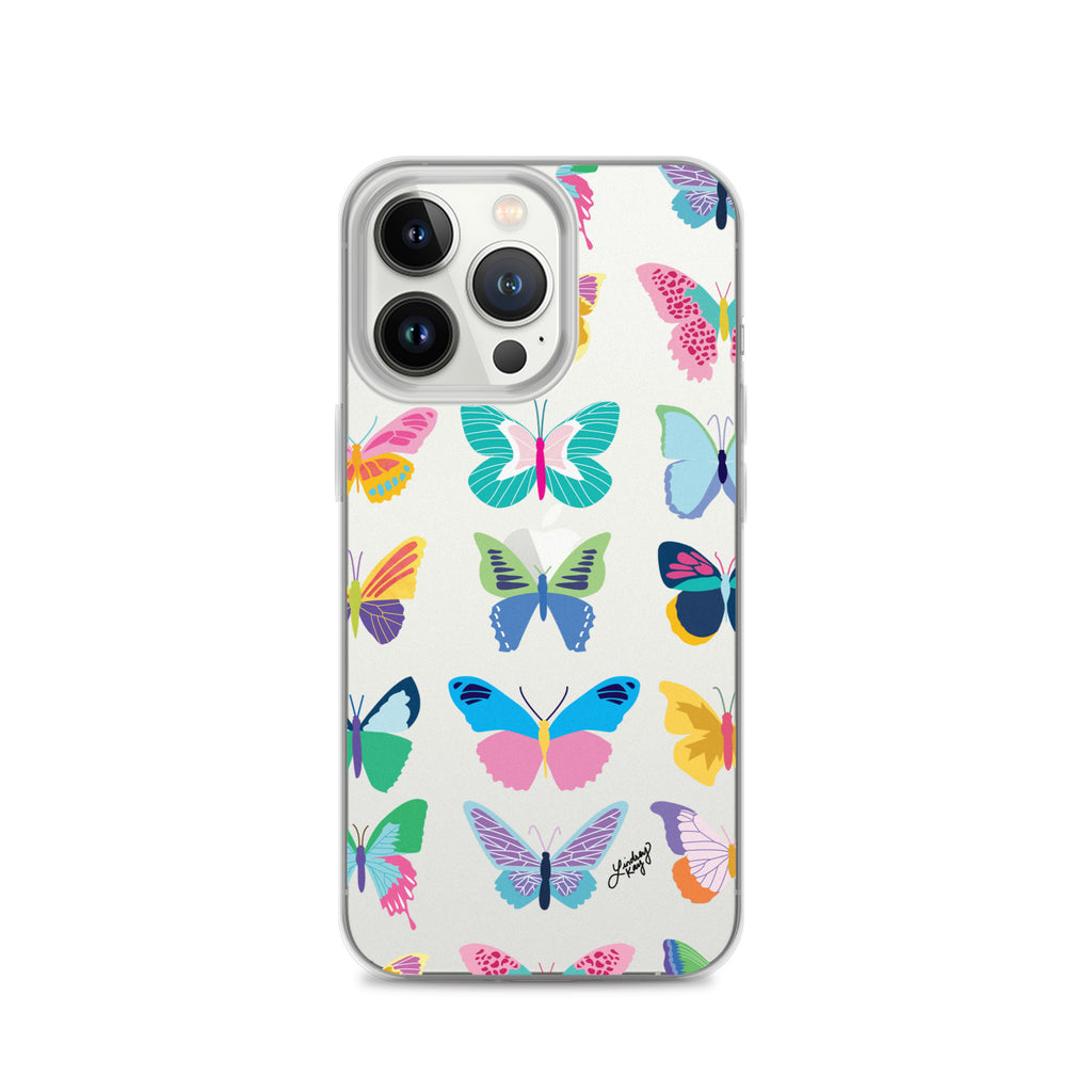 Colorful Butterflies - Clear Case for iPhone®