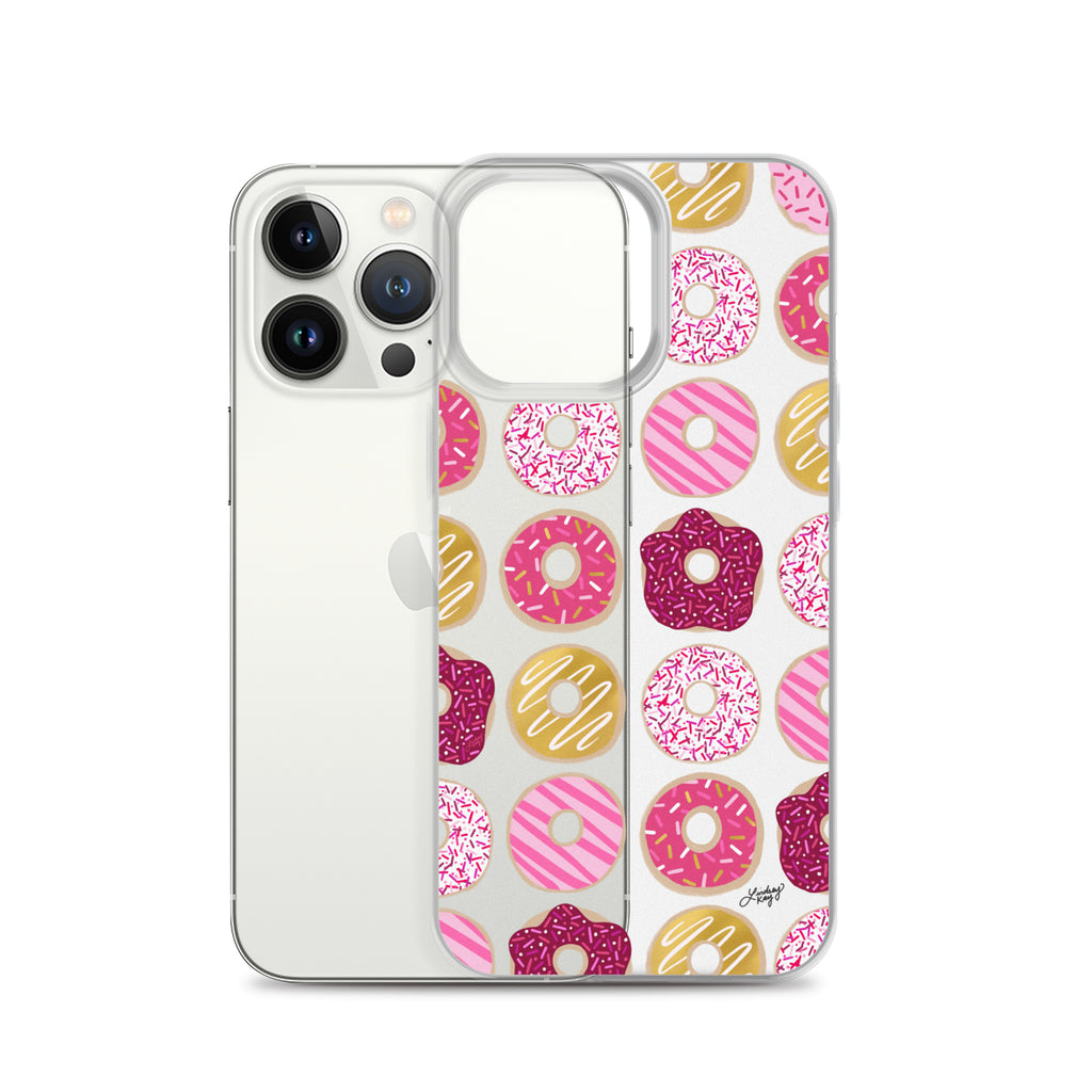 Valentine's Day Donuts - Clear Case for iPhone®