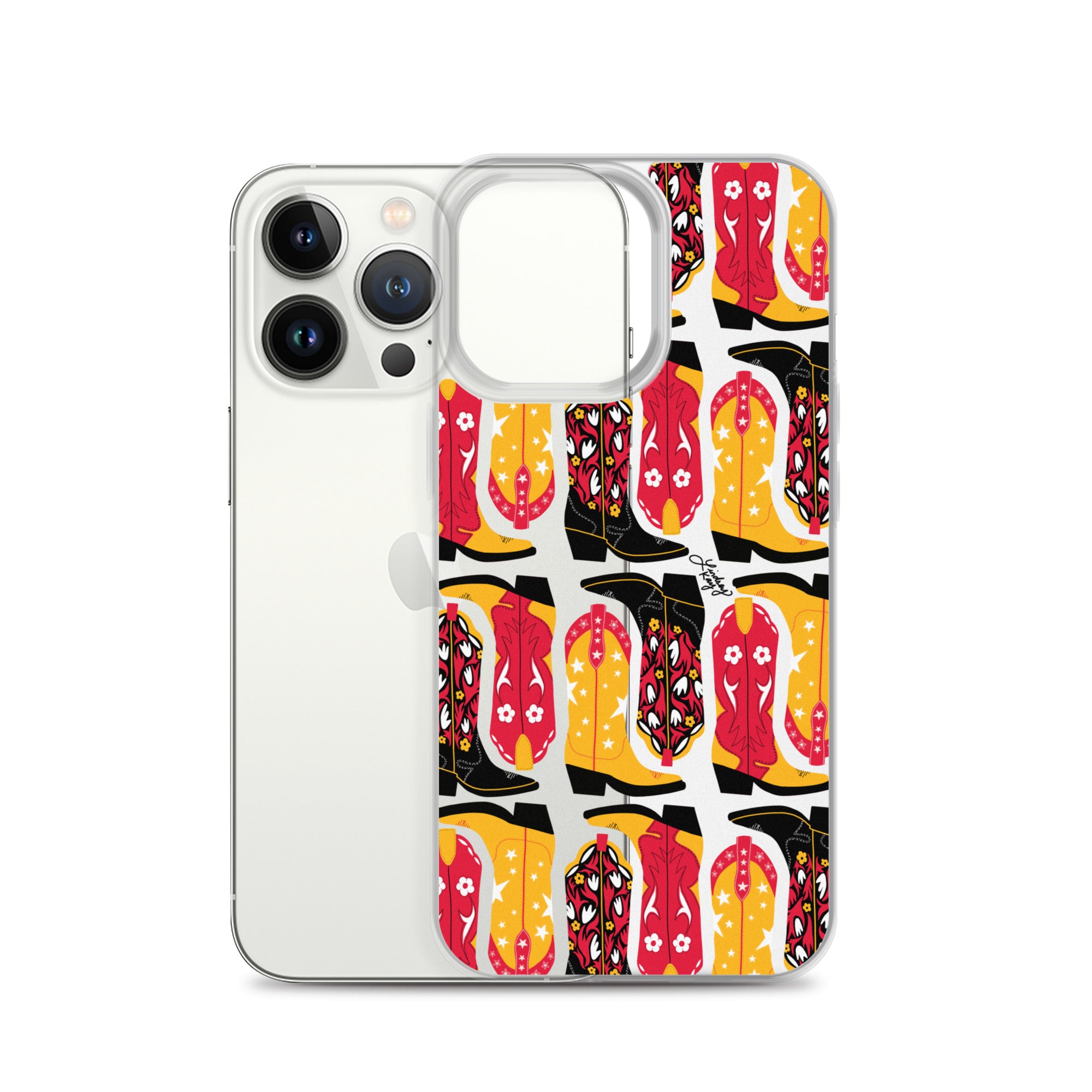 Kansas City Cowgirl Boots - Clear Case for iPhone®