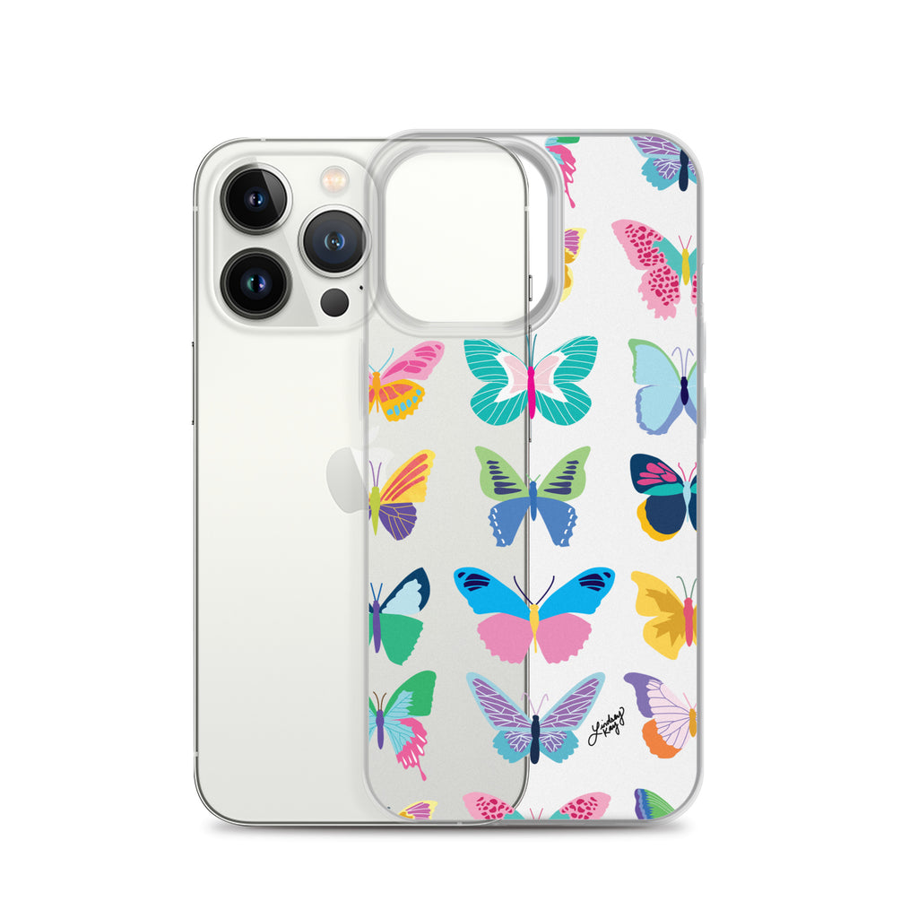 Colorful Butterflies - Clear Case for iPhone®
