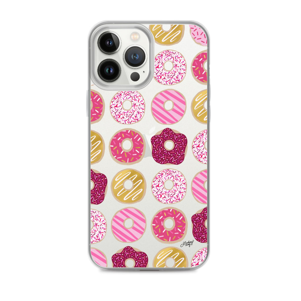 Valentine's Day Donuts - Clear Case for iPhone®