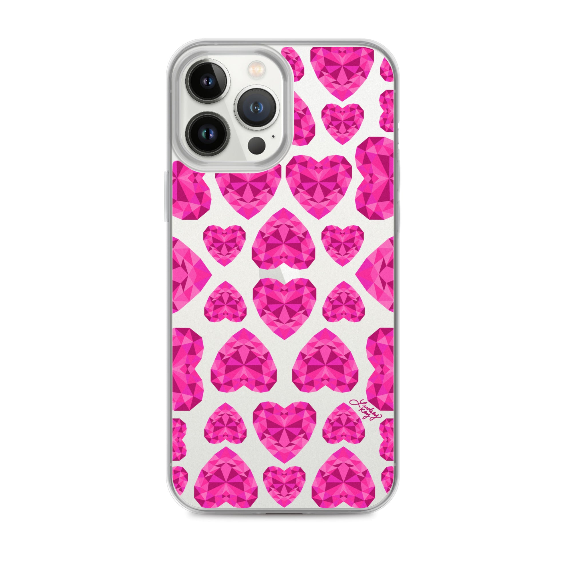 Pink Jewels - Clear Case for iPhone®