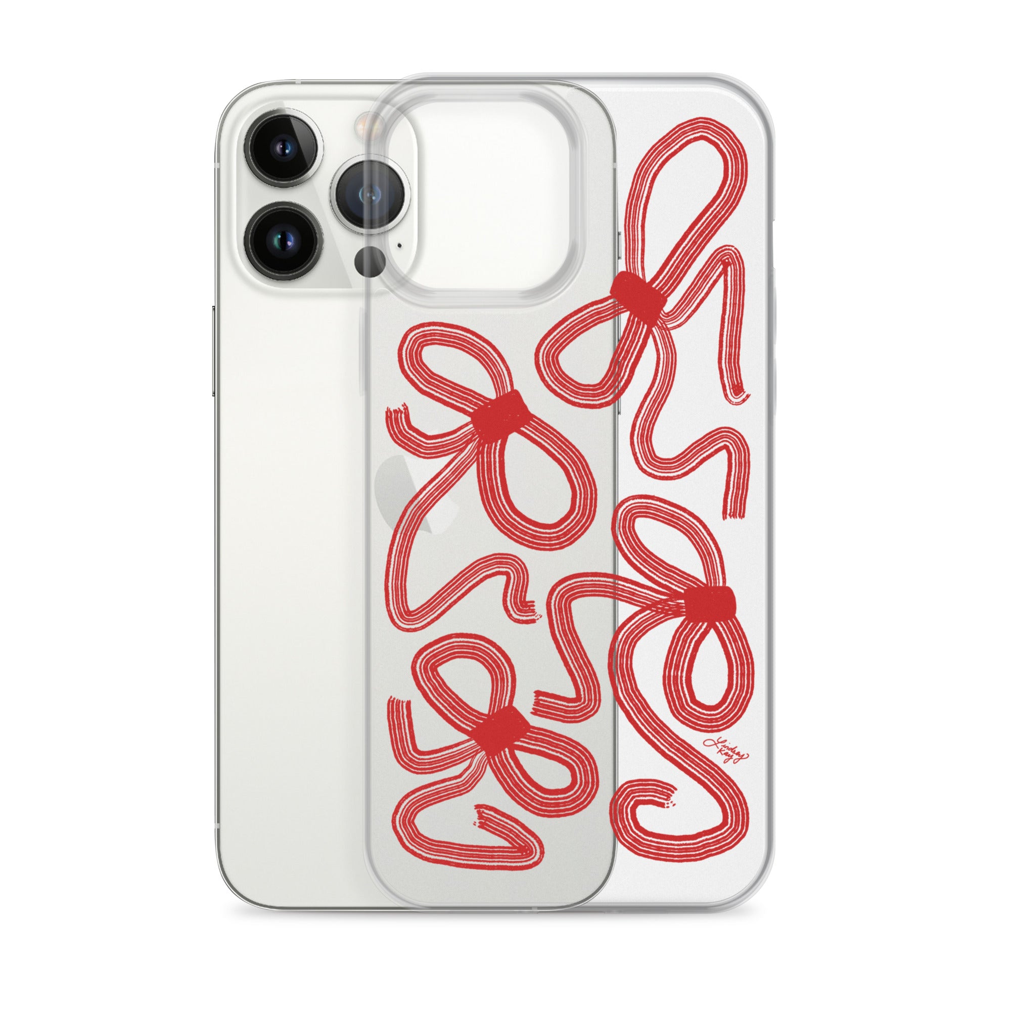 Cinta Roja - Funda transparente para iPhone®