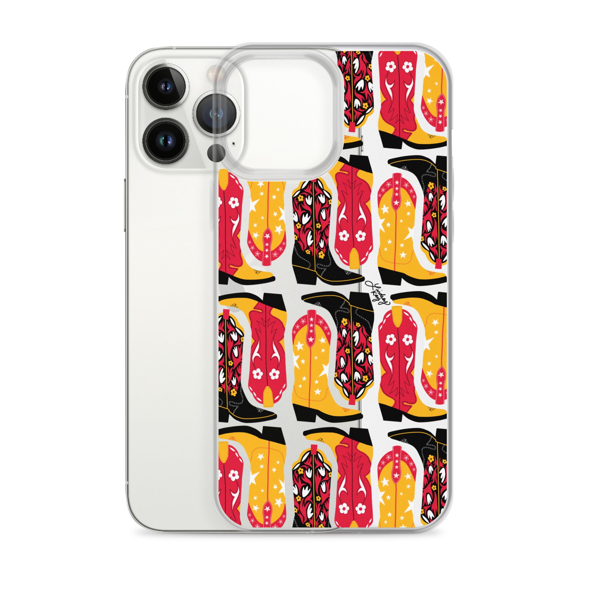 Kansas City Cowgirl Boots - Clear Case for iPhone®
