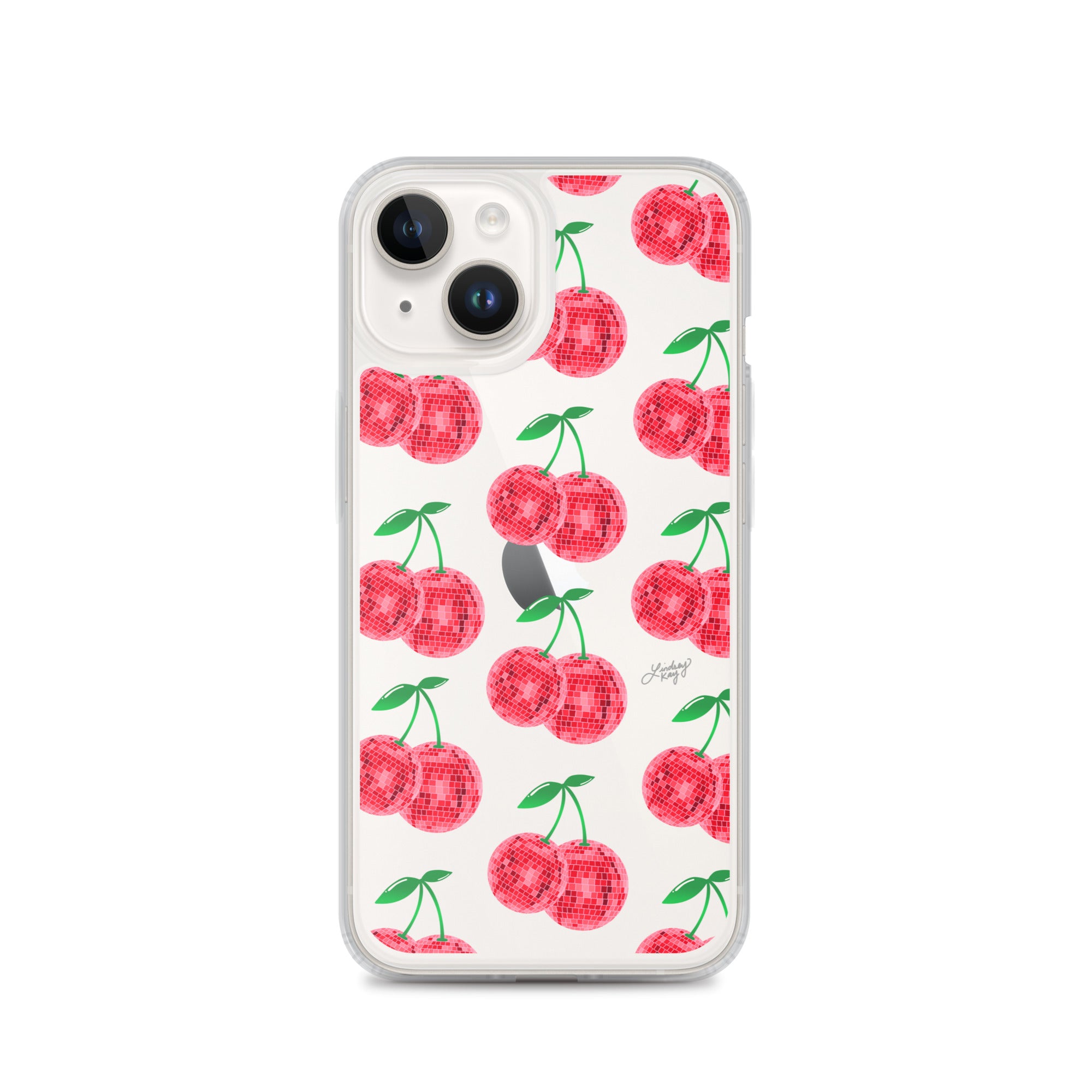 Red Disco Ball Cherries - Clear Case for iPhone®