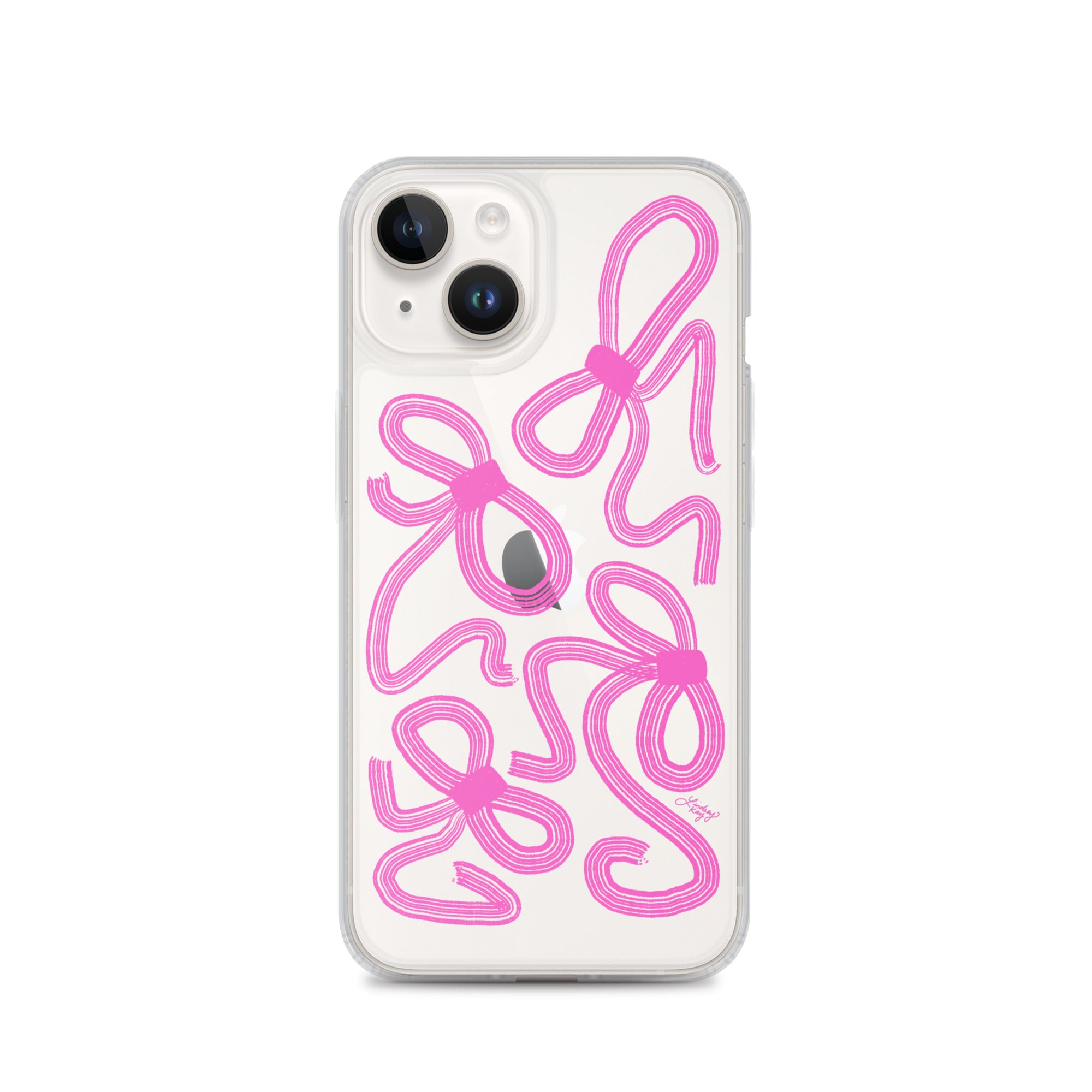 Cinta rosa - Funda transparente para iPhone®