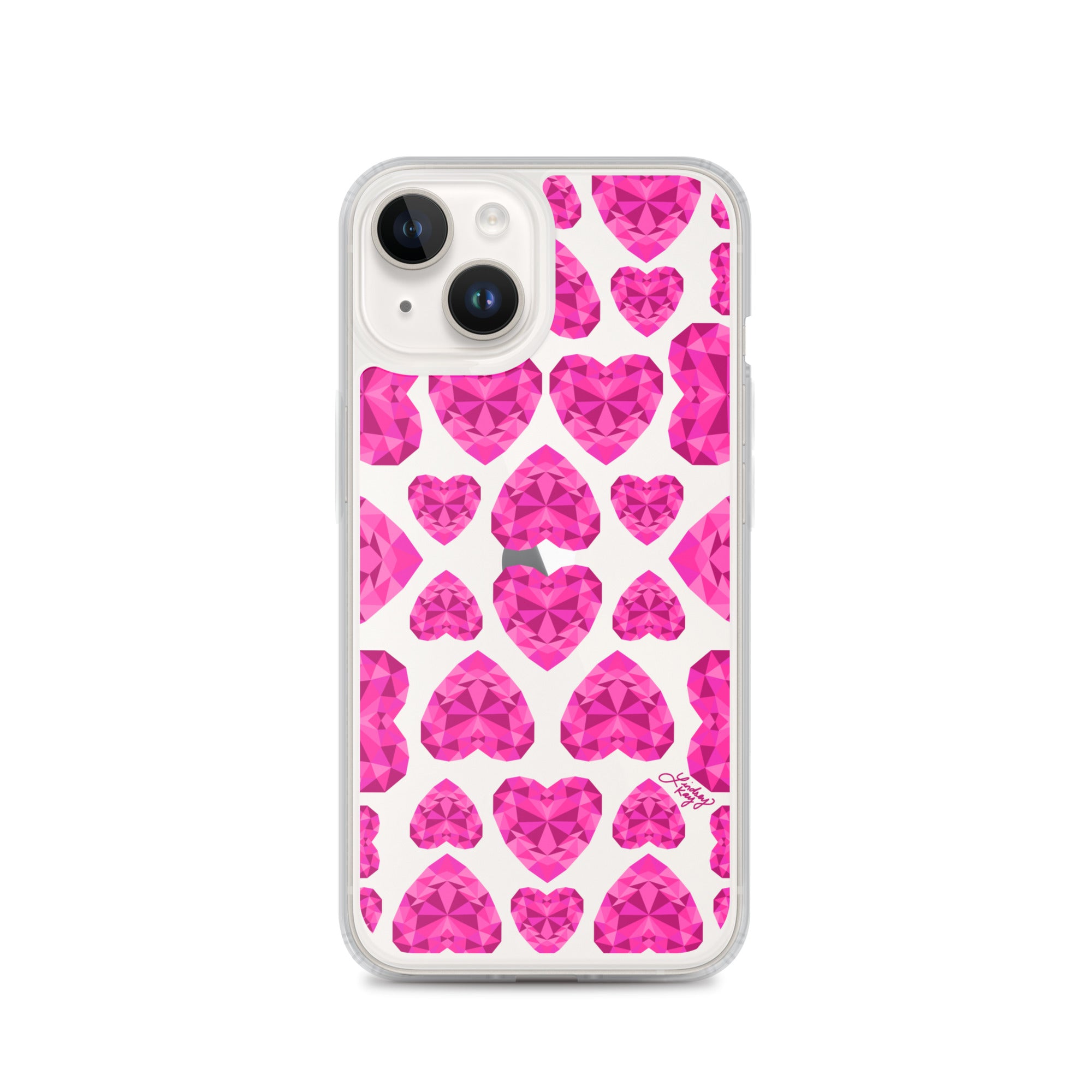 Pink Jewels - Clear Case for iPhone®