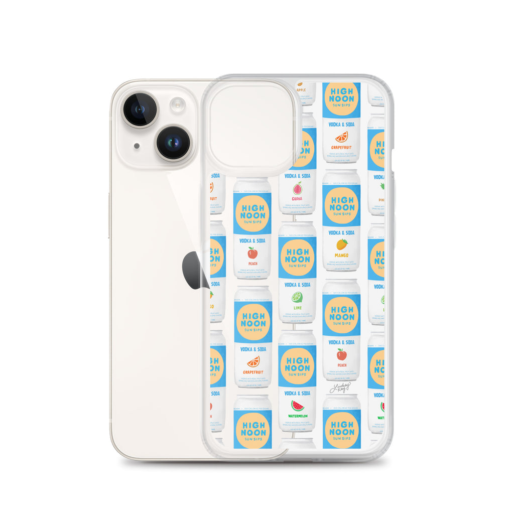 High Noon Cans Illustration - Clear Case for iPhone®