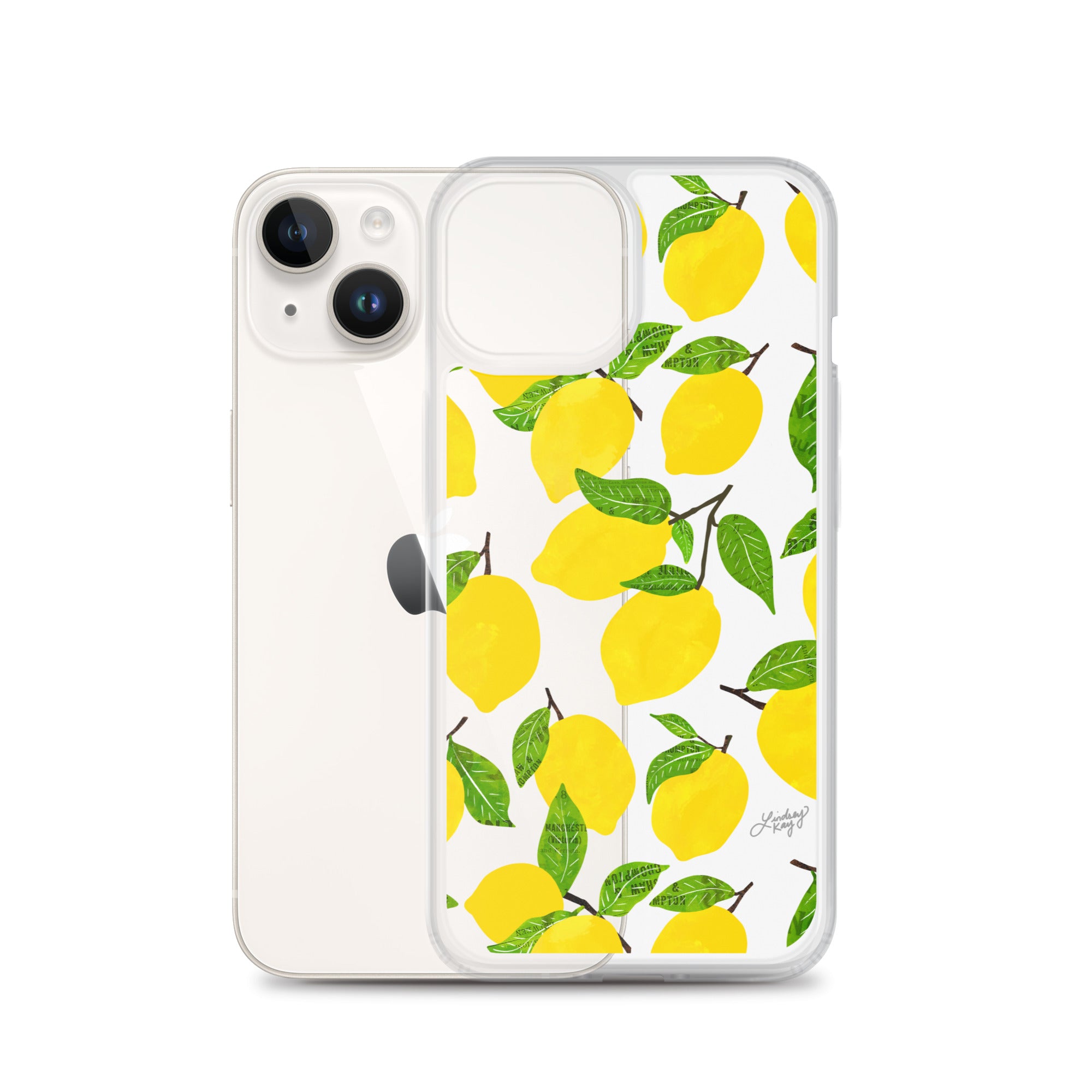 Ilustración de limones - Funda transparente para iPhone®