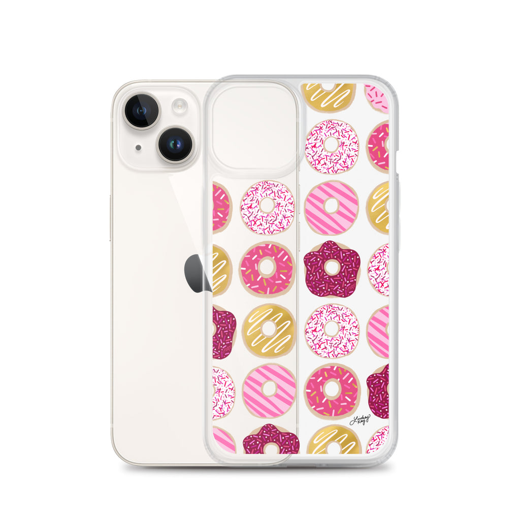 Valentine's Day Donuts - Clear Case for iPhone®
