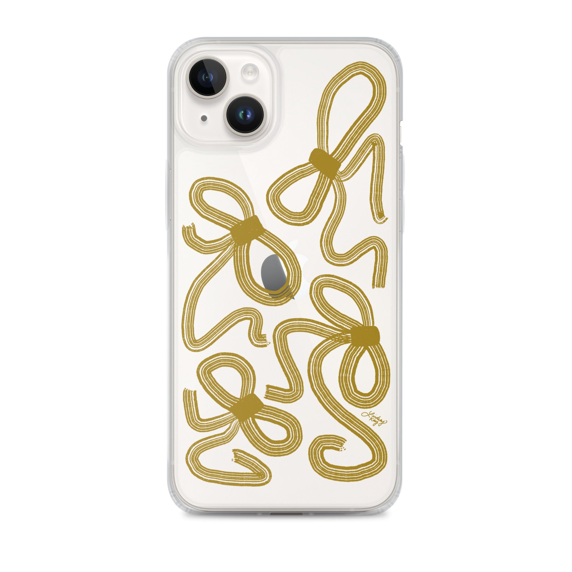 Cinta Dorada - Funda transparente para iPhone®