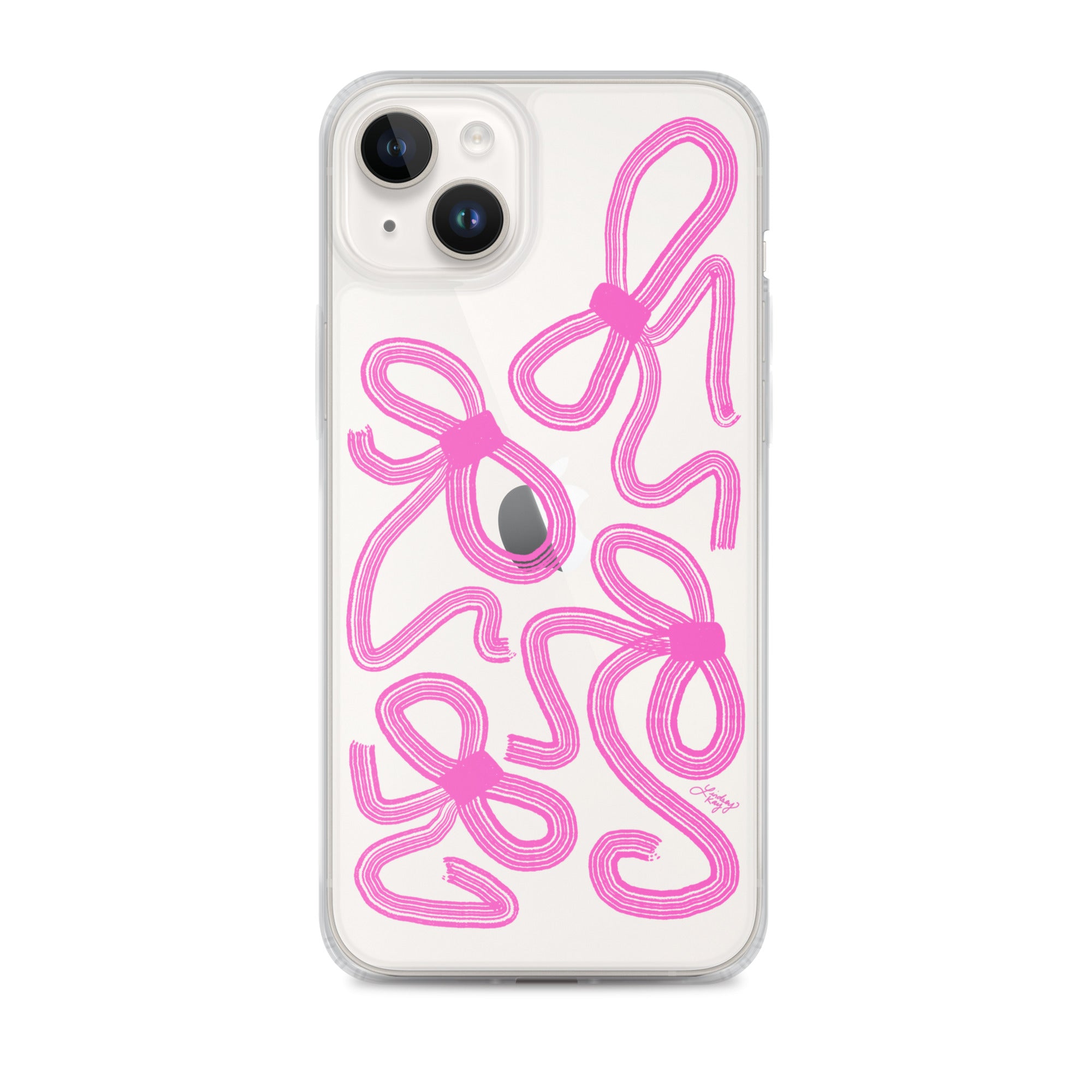 Cinta rosa - Funda transparente para iPhone®