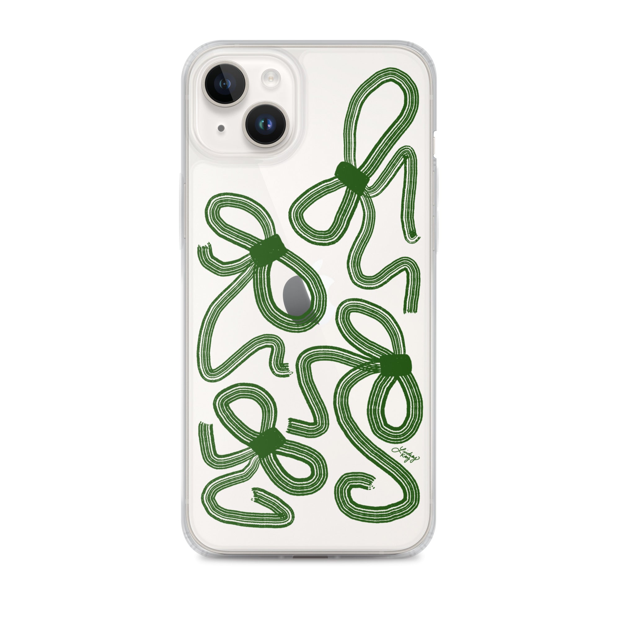 Forrest Green Ribbon - Funda transparente para iPhone®