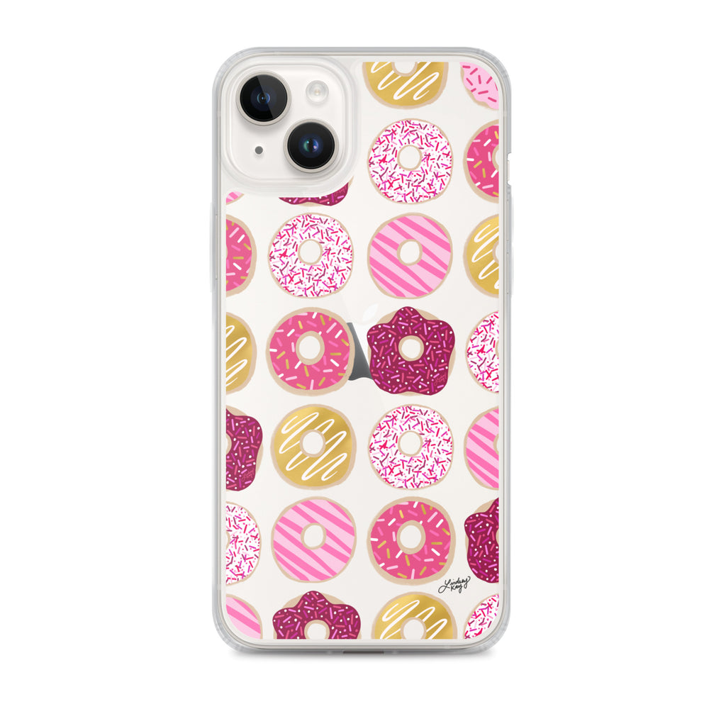 Valentine's Day Donuts - Clear Case for iPhone®