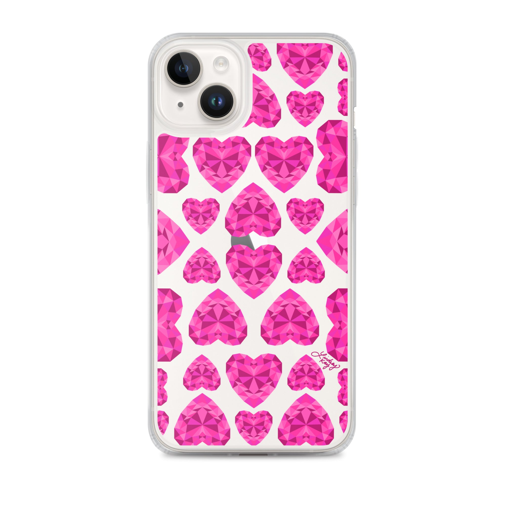 Pink Jewels - Clear Case for iPhone®