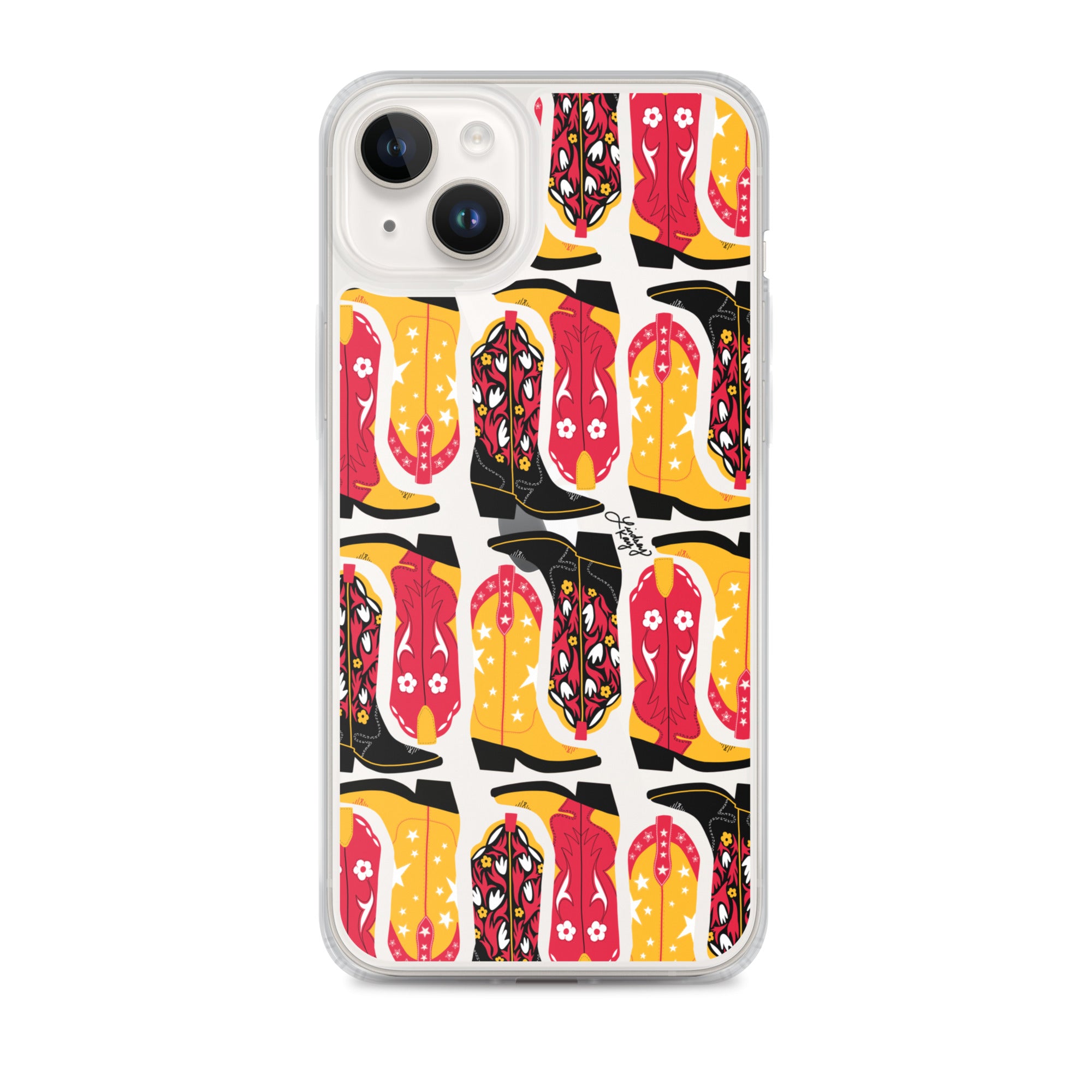 Kansas City Cowgirl Boots - Clear Case for iPhone®